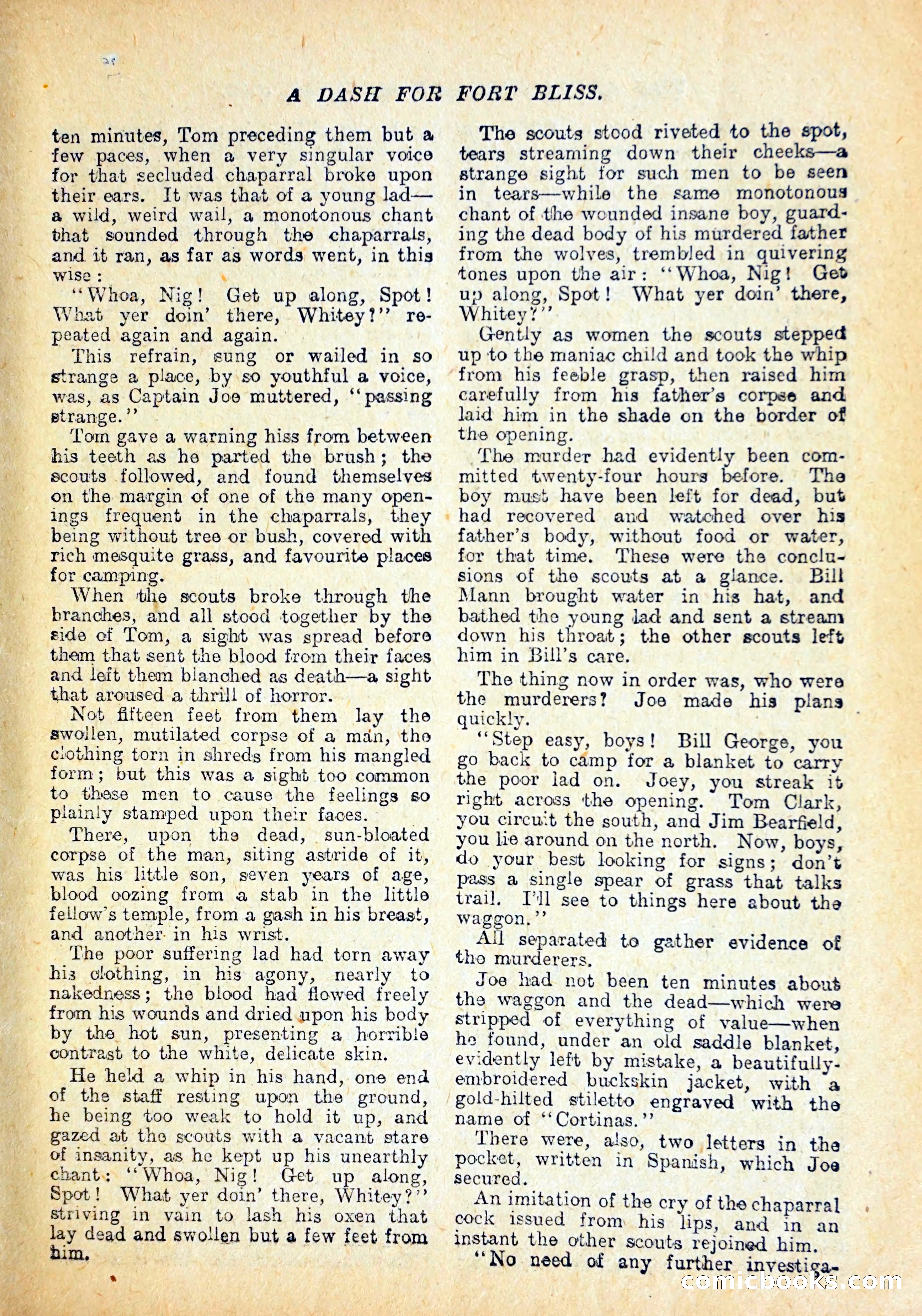 Buffalo Bill Library No. 147: The Adventures of Mexican Joe — page 12 of 37