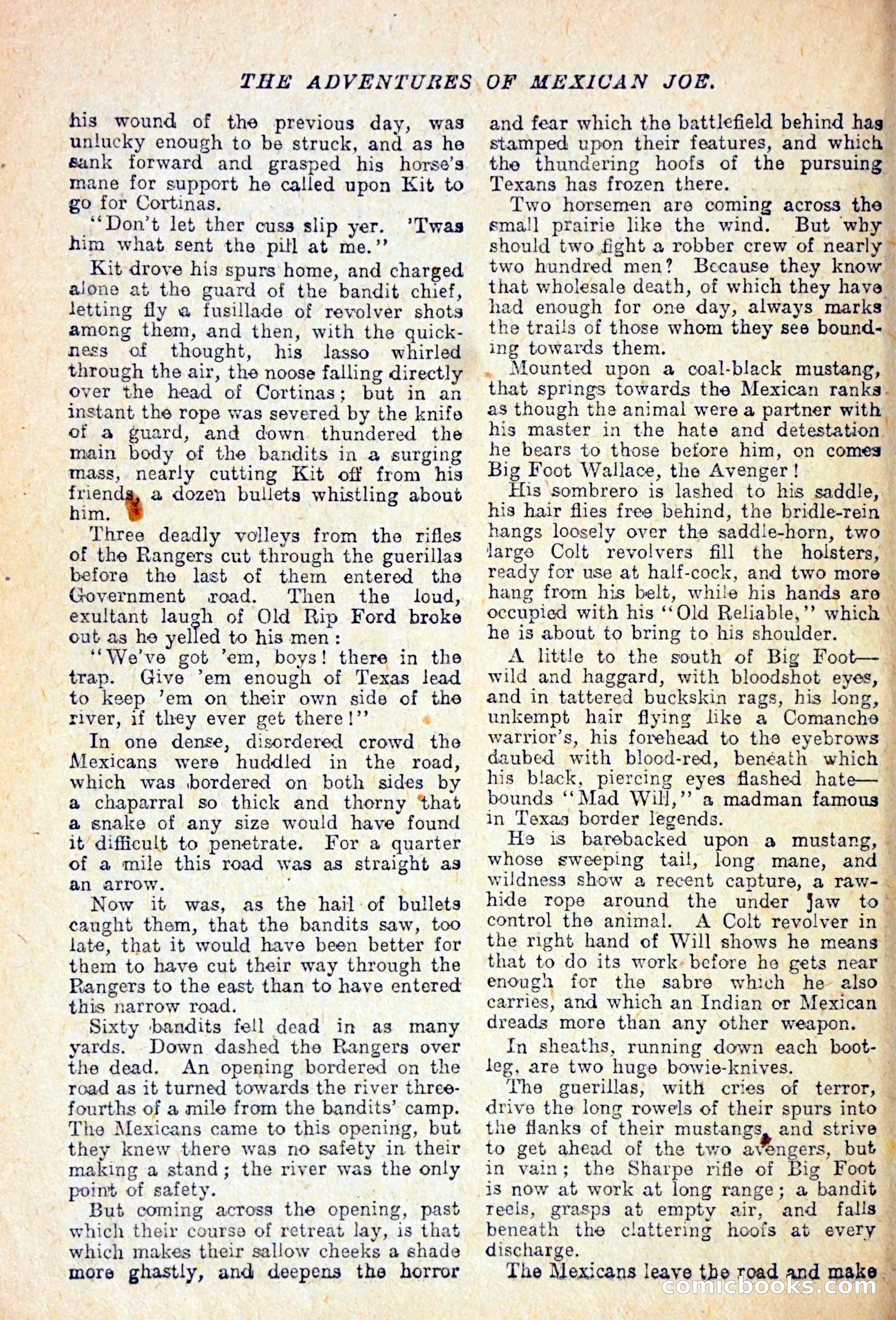 Buffalo Bill Library No. 147: The Adventures of Mexican Joe — page 27 of 37