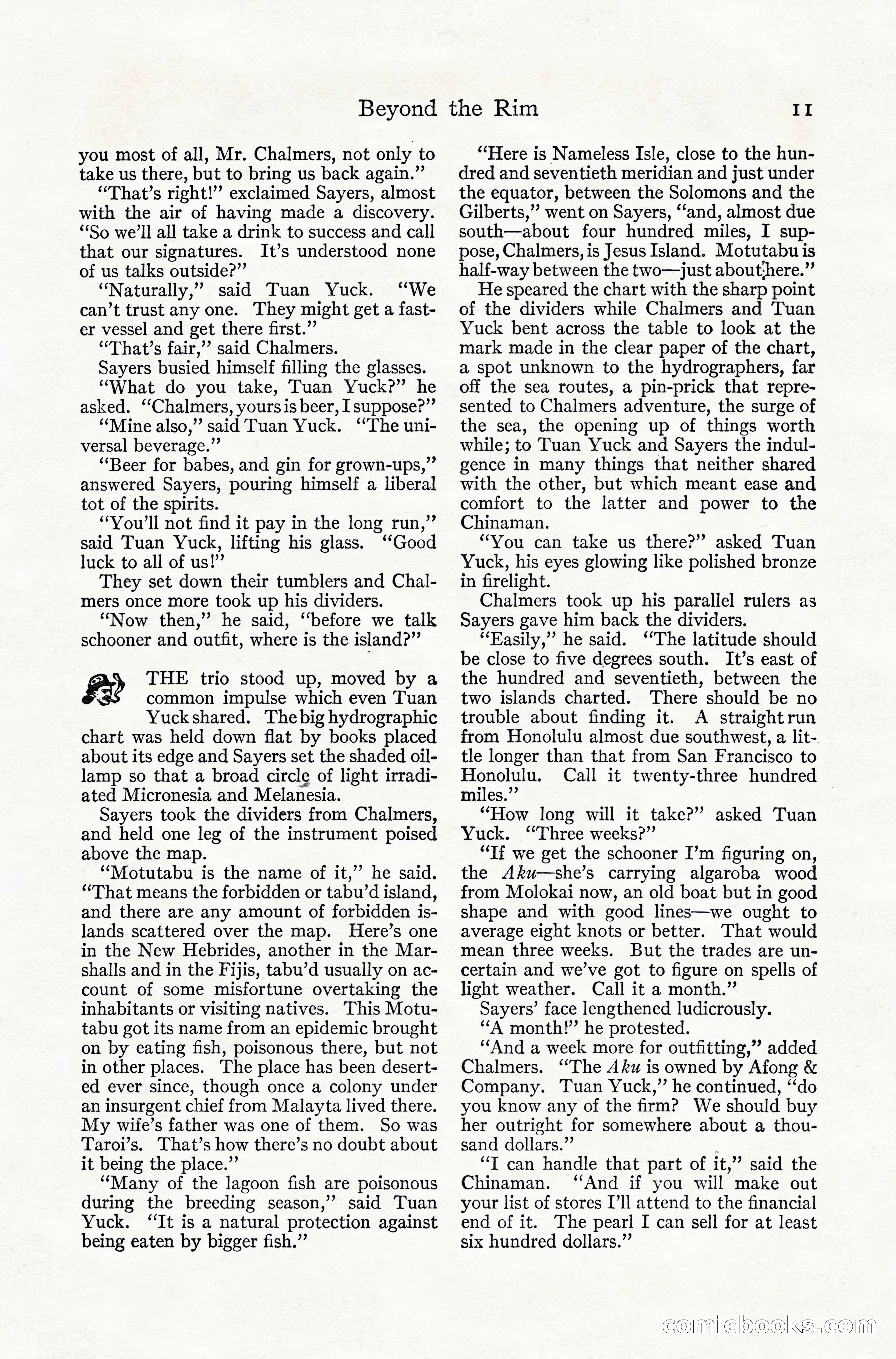 Adventure Magazine, July 1916 — page 13 of 228