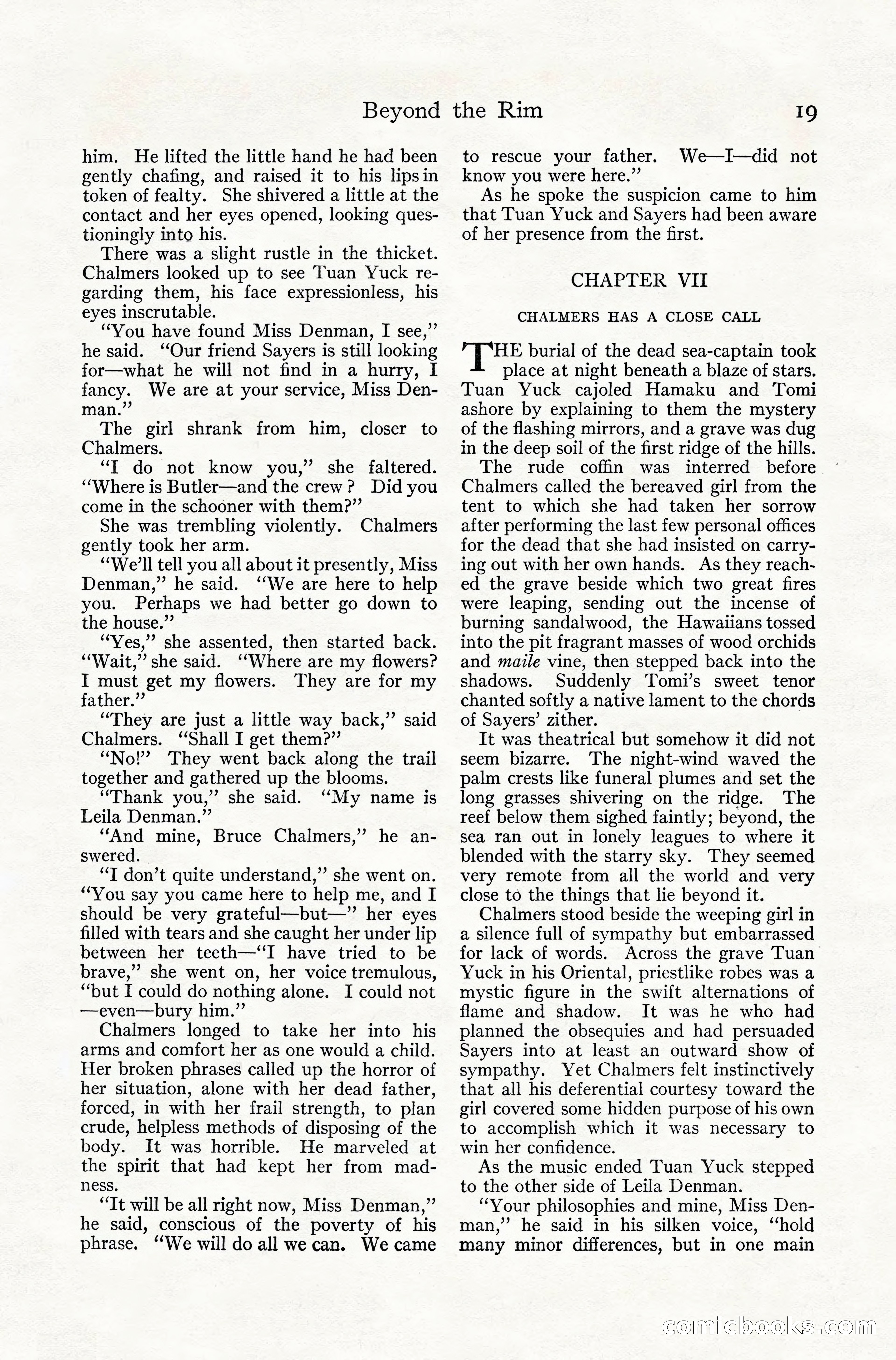 Adventure Magazine, July 1916 — page 21 of 228
