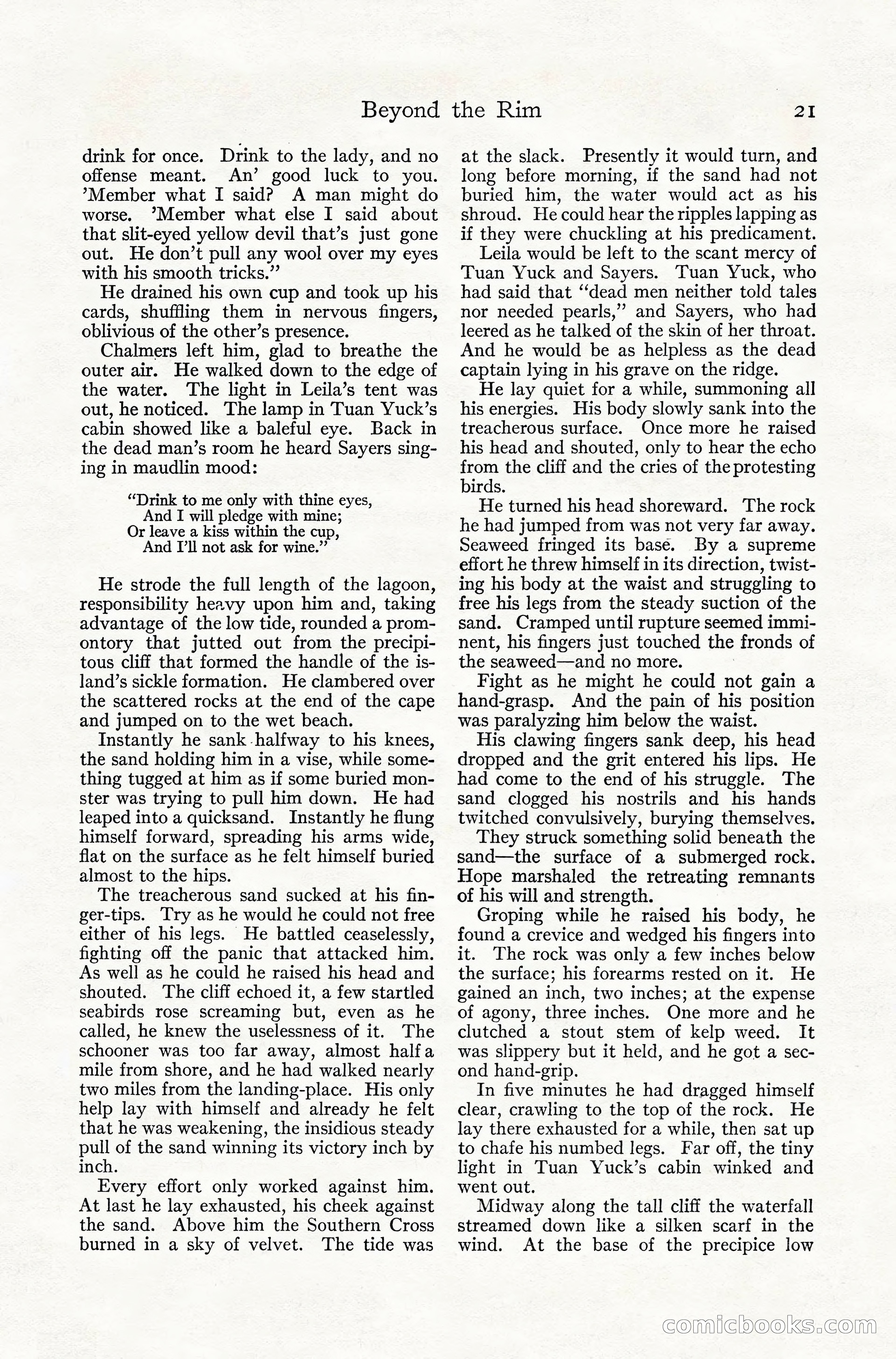 Adventure Magazine, July 1916 — page 23 of 228