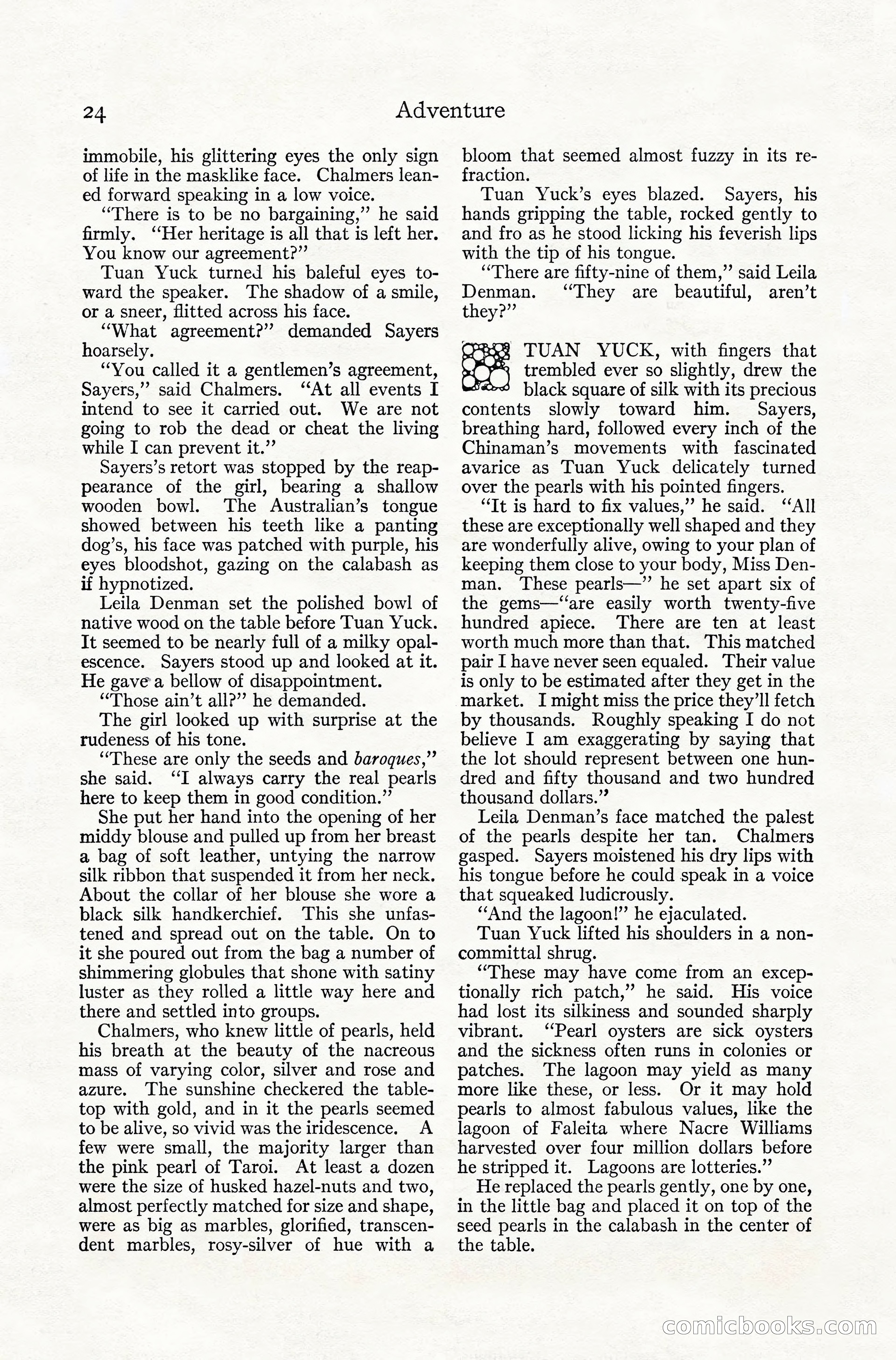 Adventure Magazine, July 1916 — page 26 of 228
