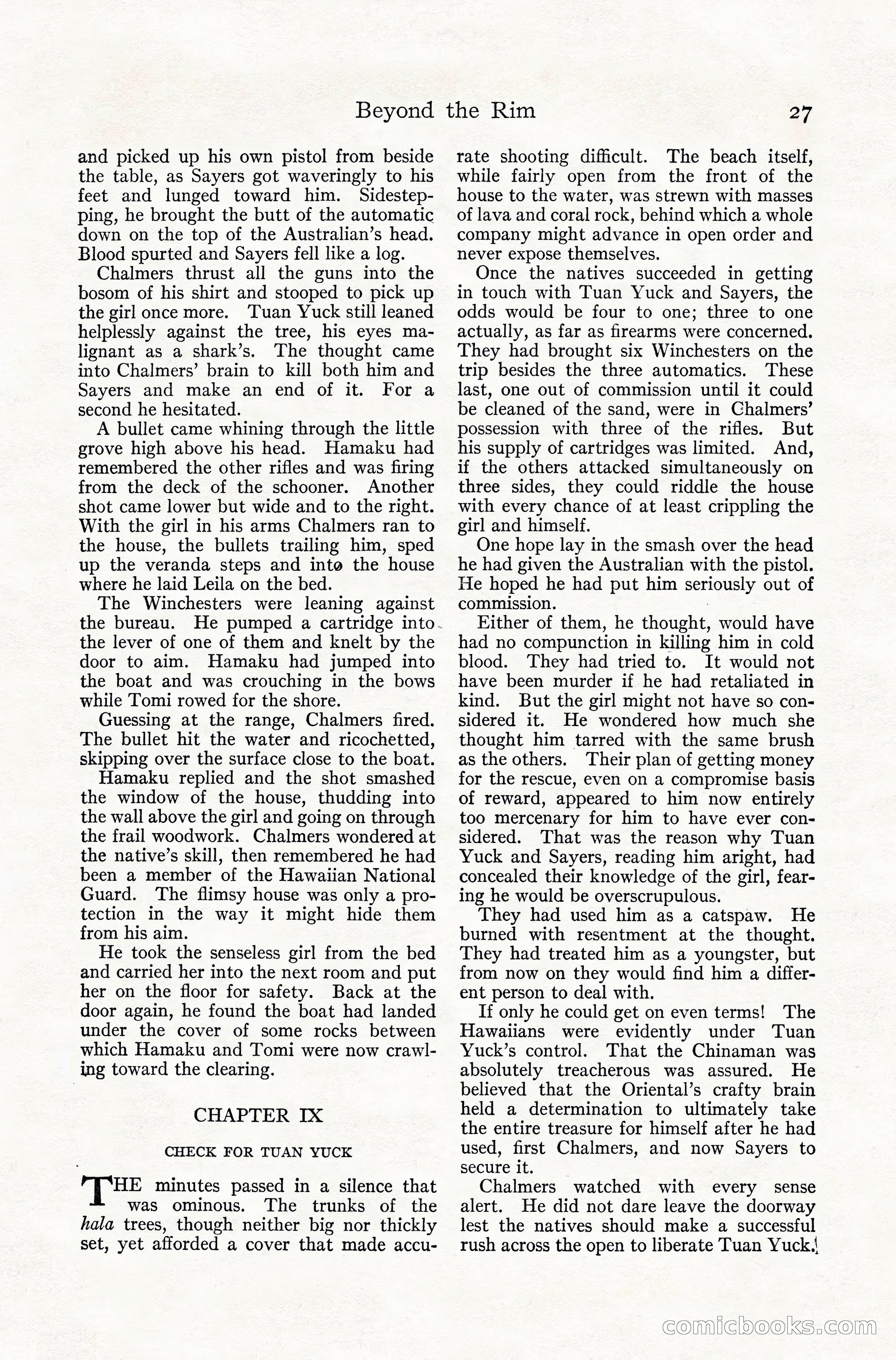 Adventure Magazine, July 1916 — page 29 of 228