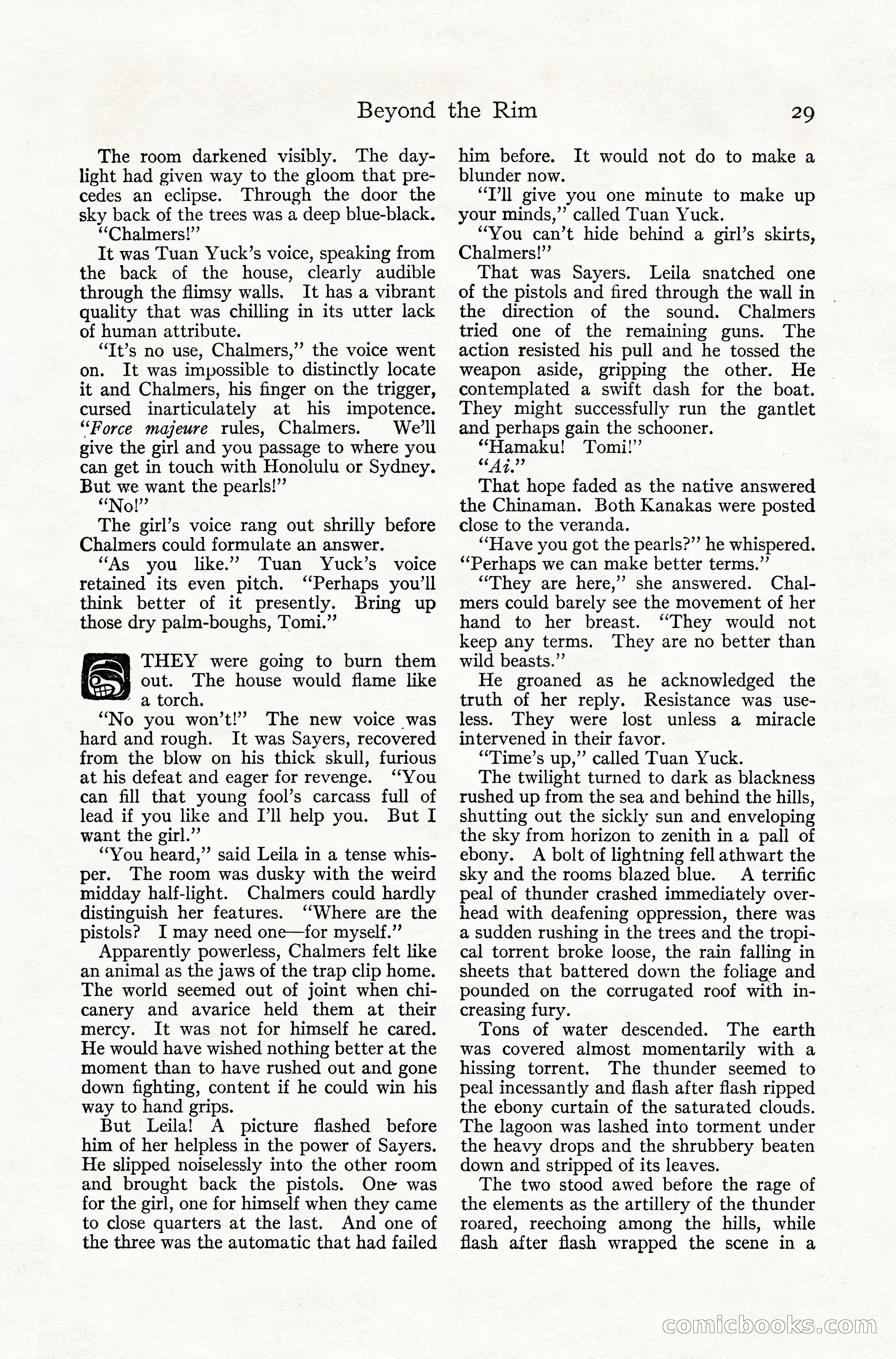 Adventure Magazine, July 1916 — page 31 of 228