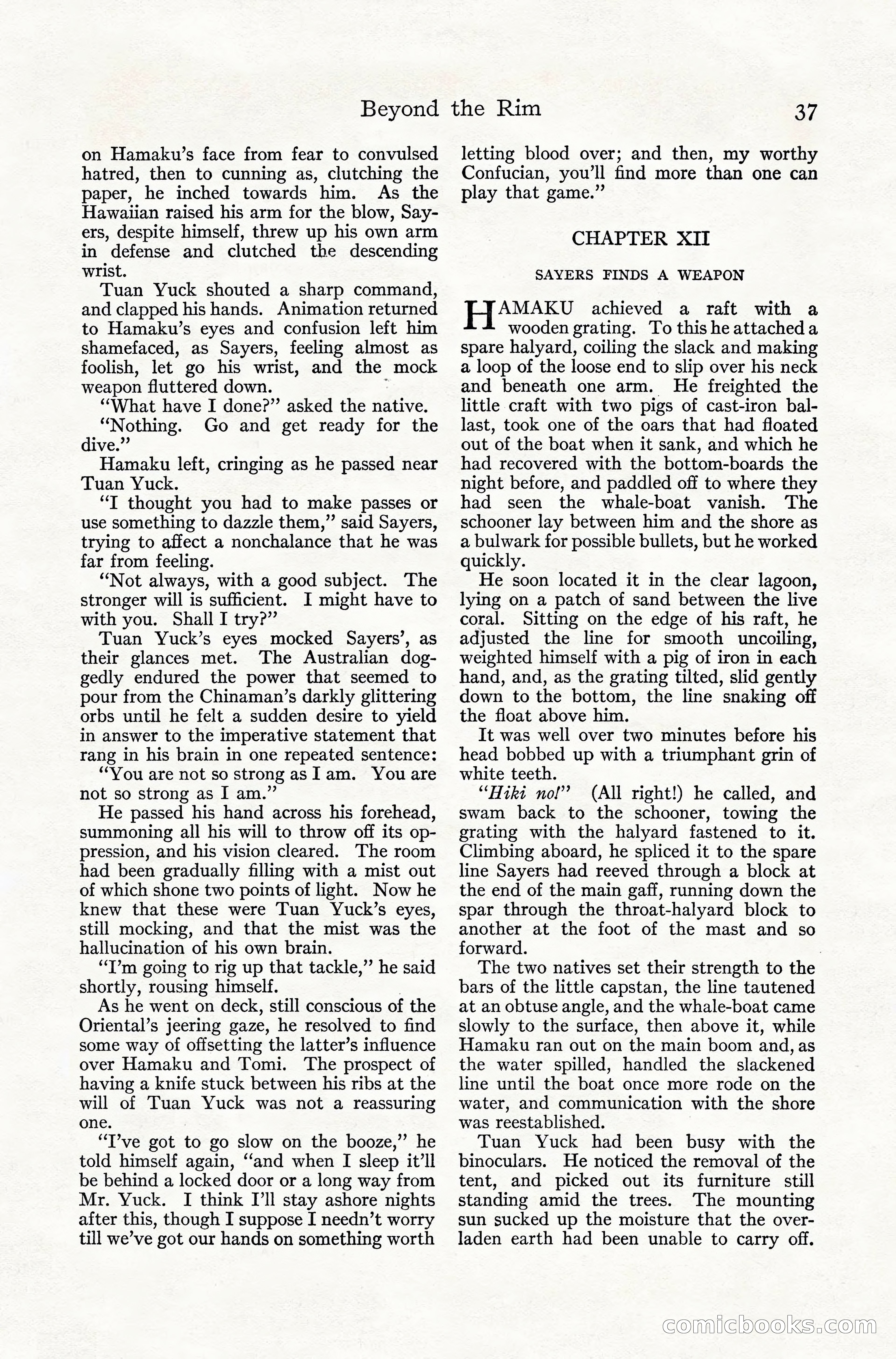 Adventure Magazine, July 1916 — page 39 of 228