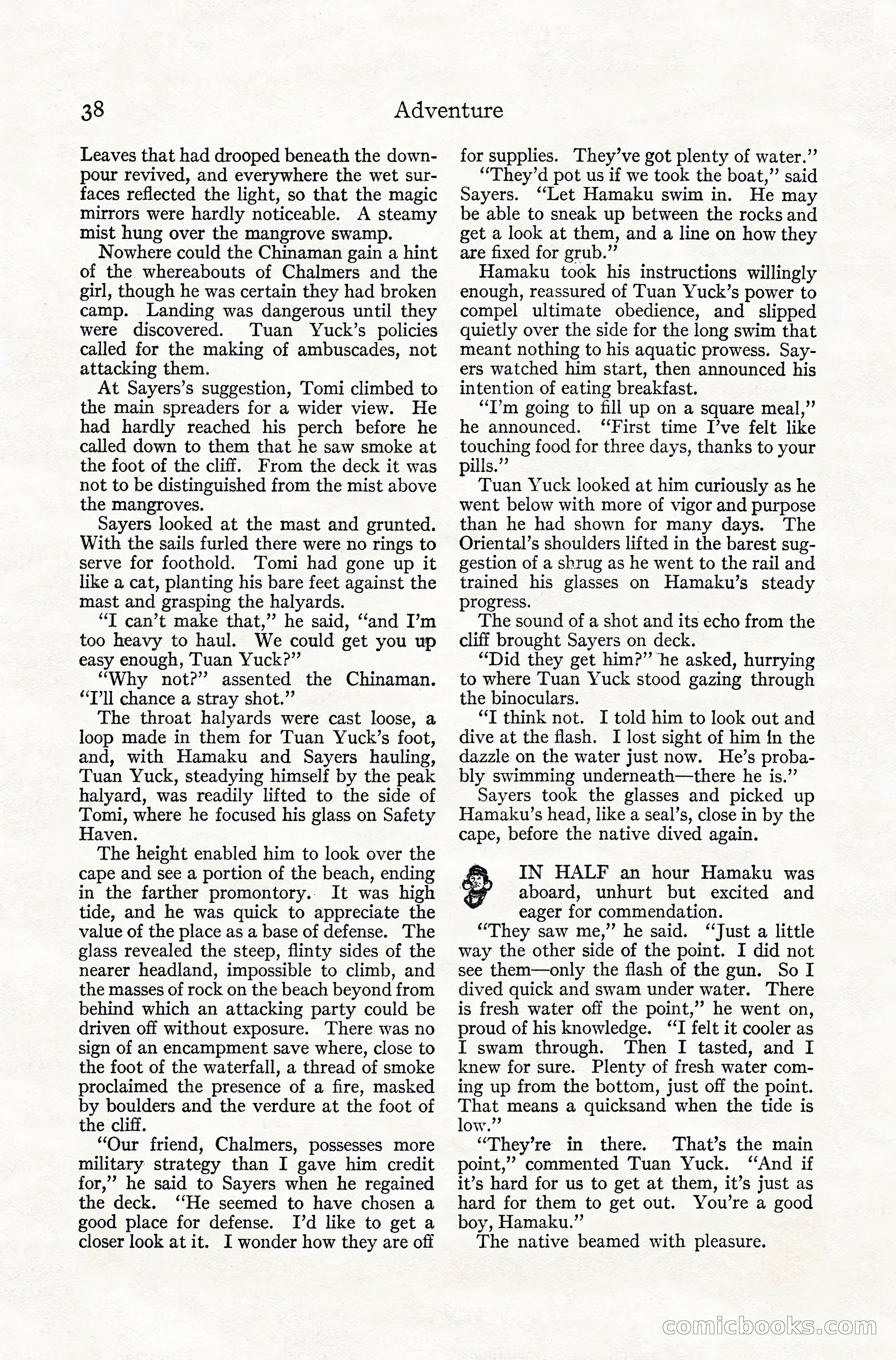Adventure Magazine, July 1916 — page 40 of 228