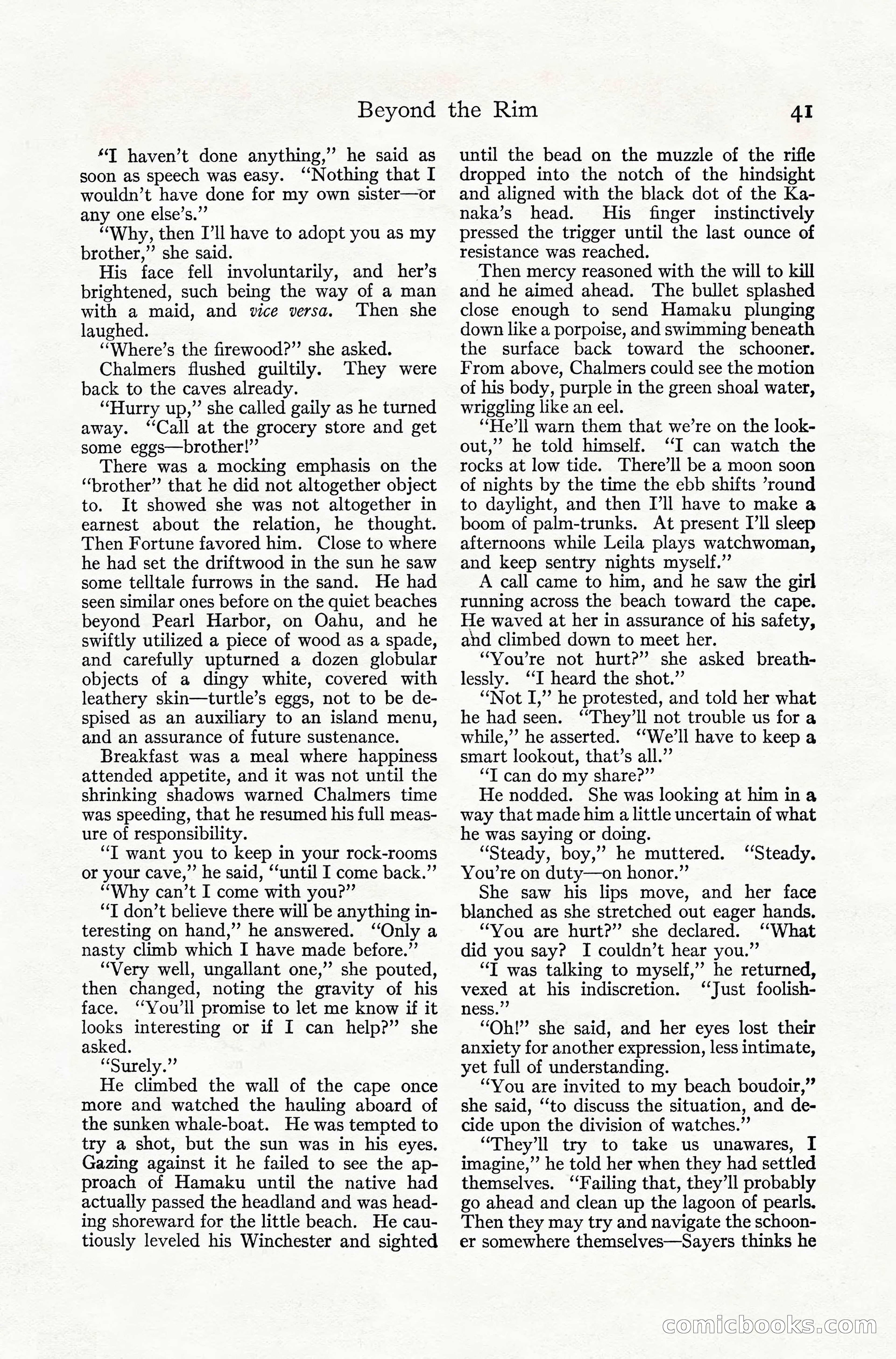 Adventure Magazine, July 1916 — page 43 of 228