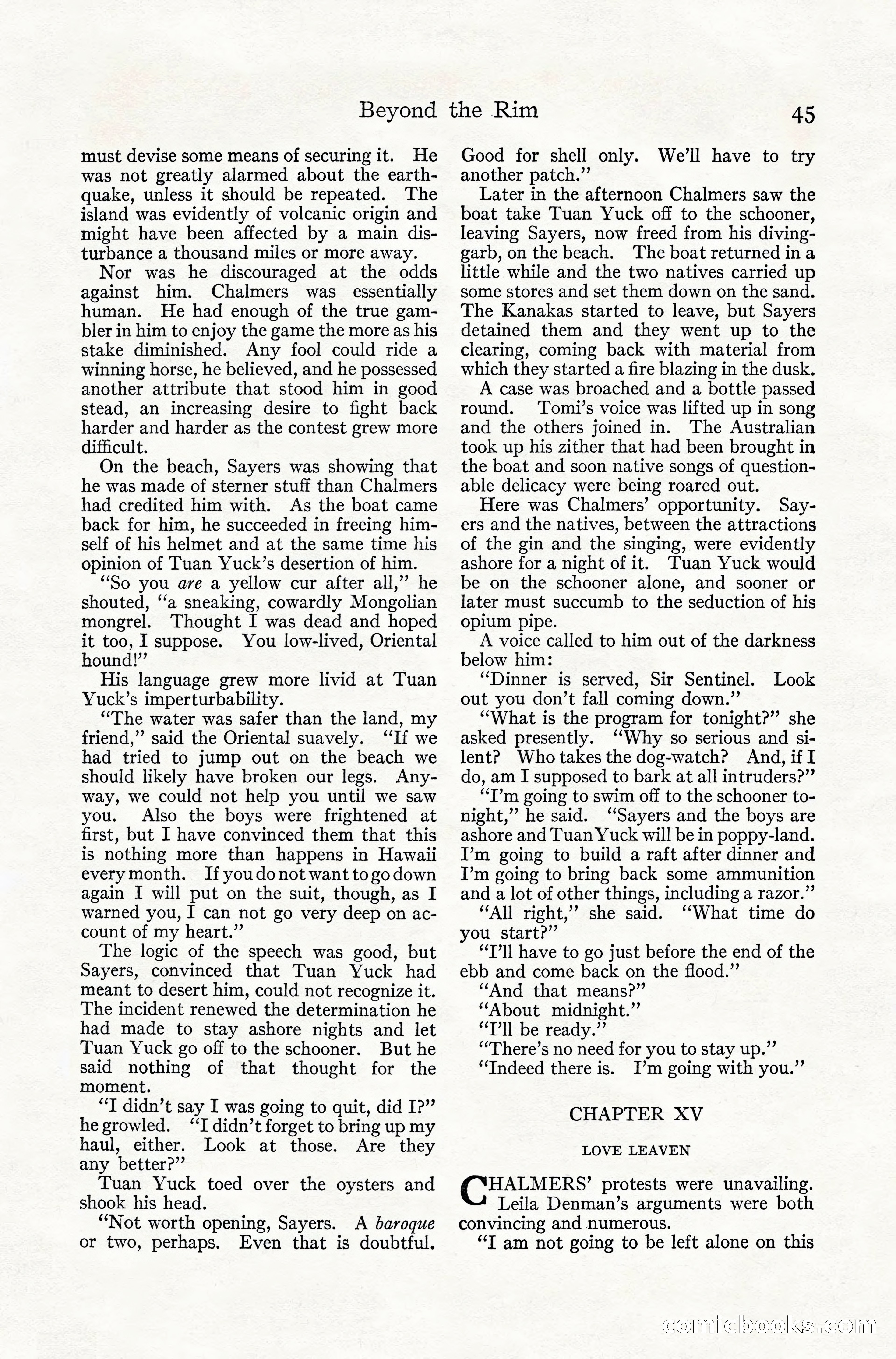 Adventure Magazine, July 1916 — page 47 of 228