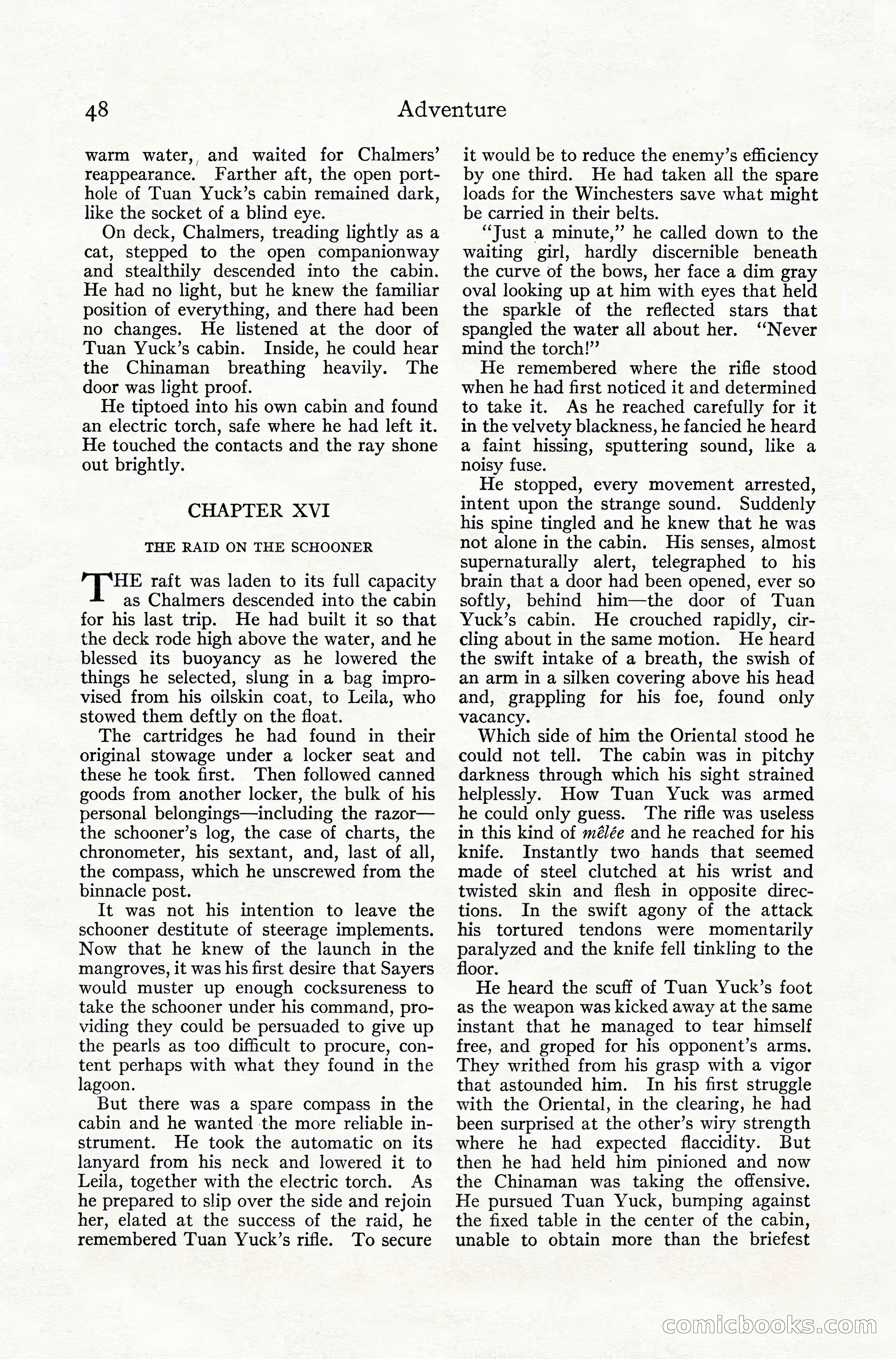 Adventure Magazine, July 1916 — page 50 of 228