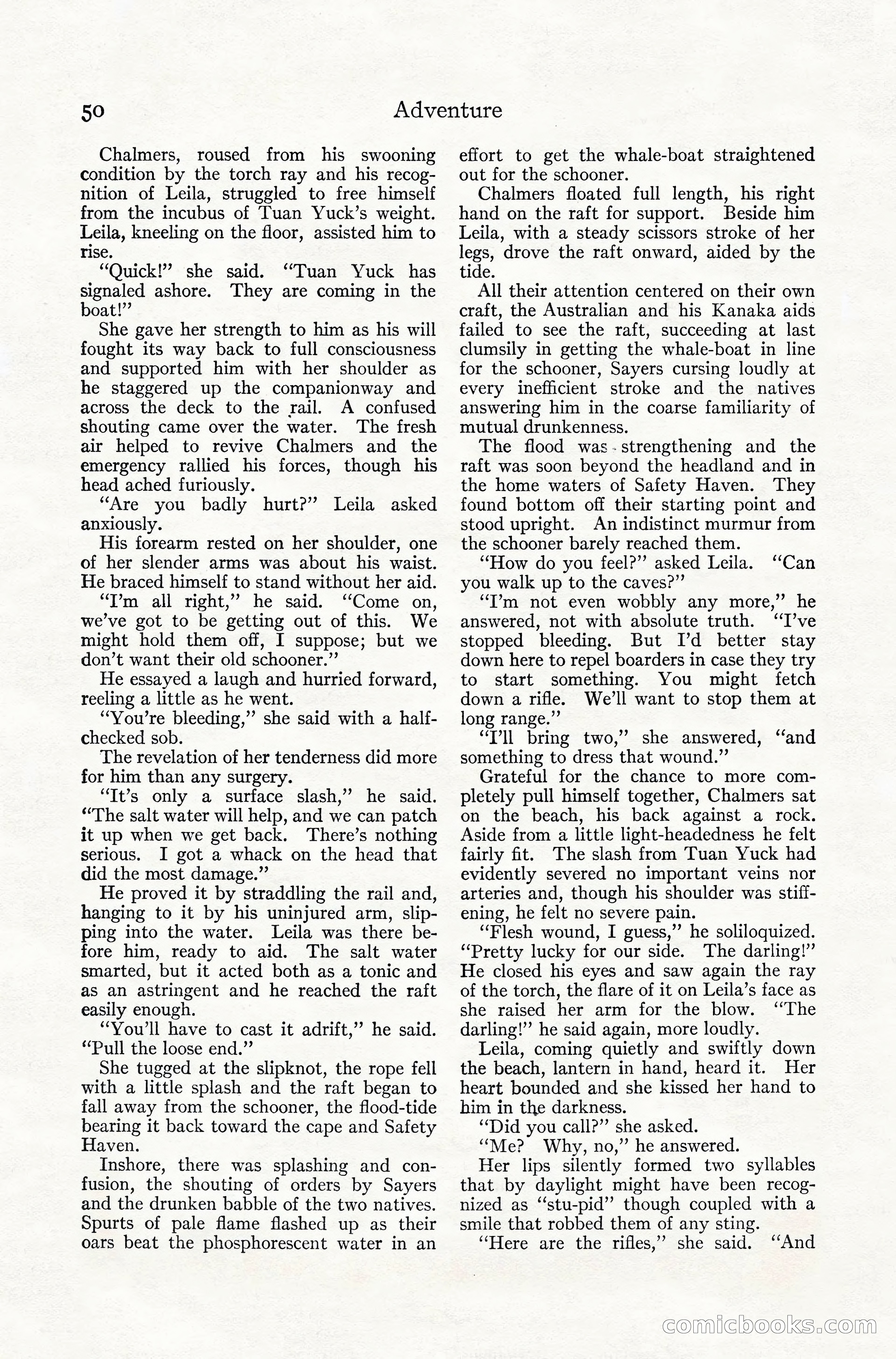 Adventure Magazine, July 1916 — page 52 of 228