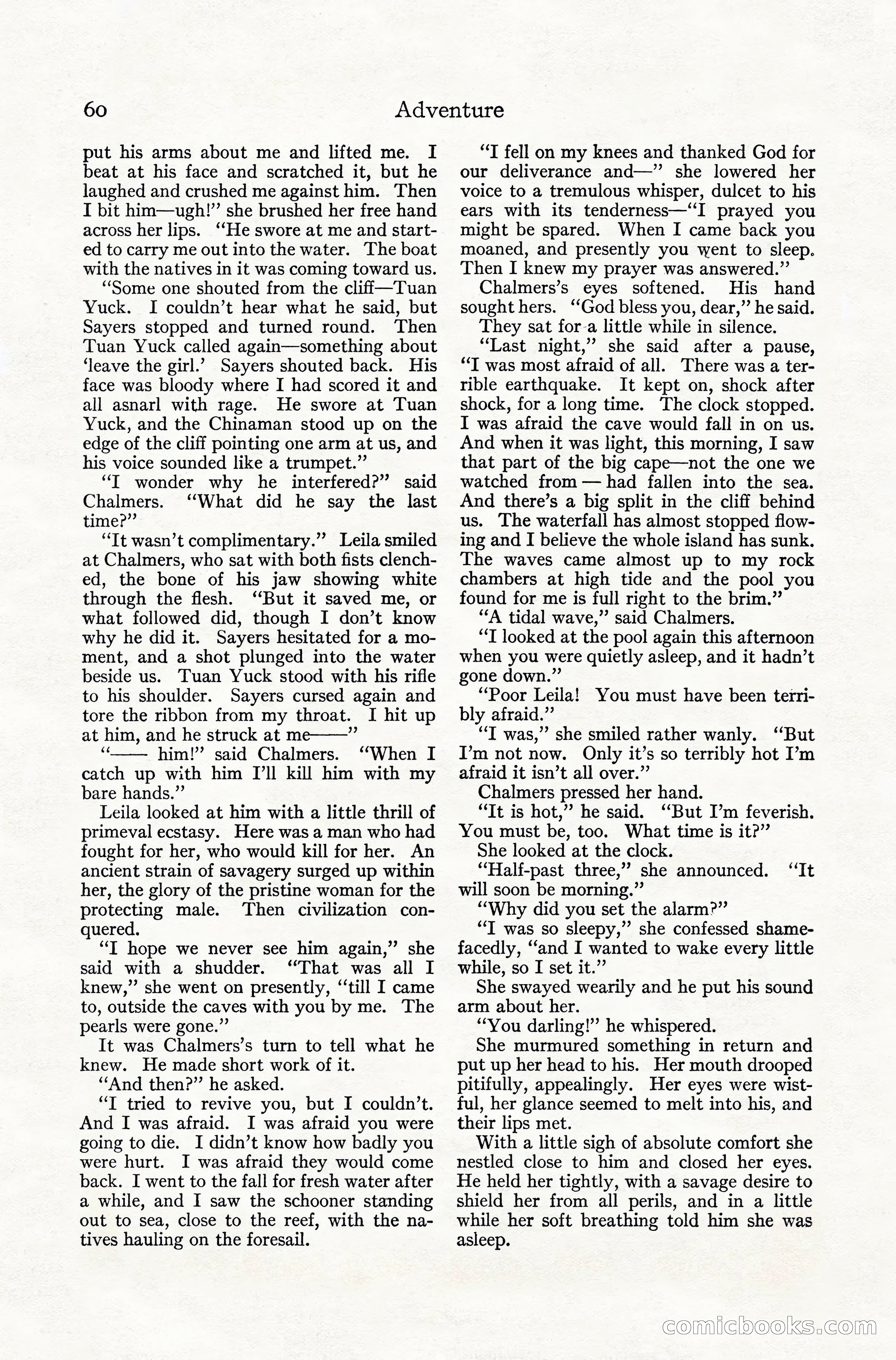 Adventure Magazine, July 1916 — page 62 of 228