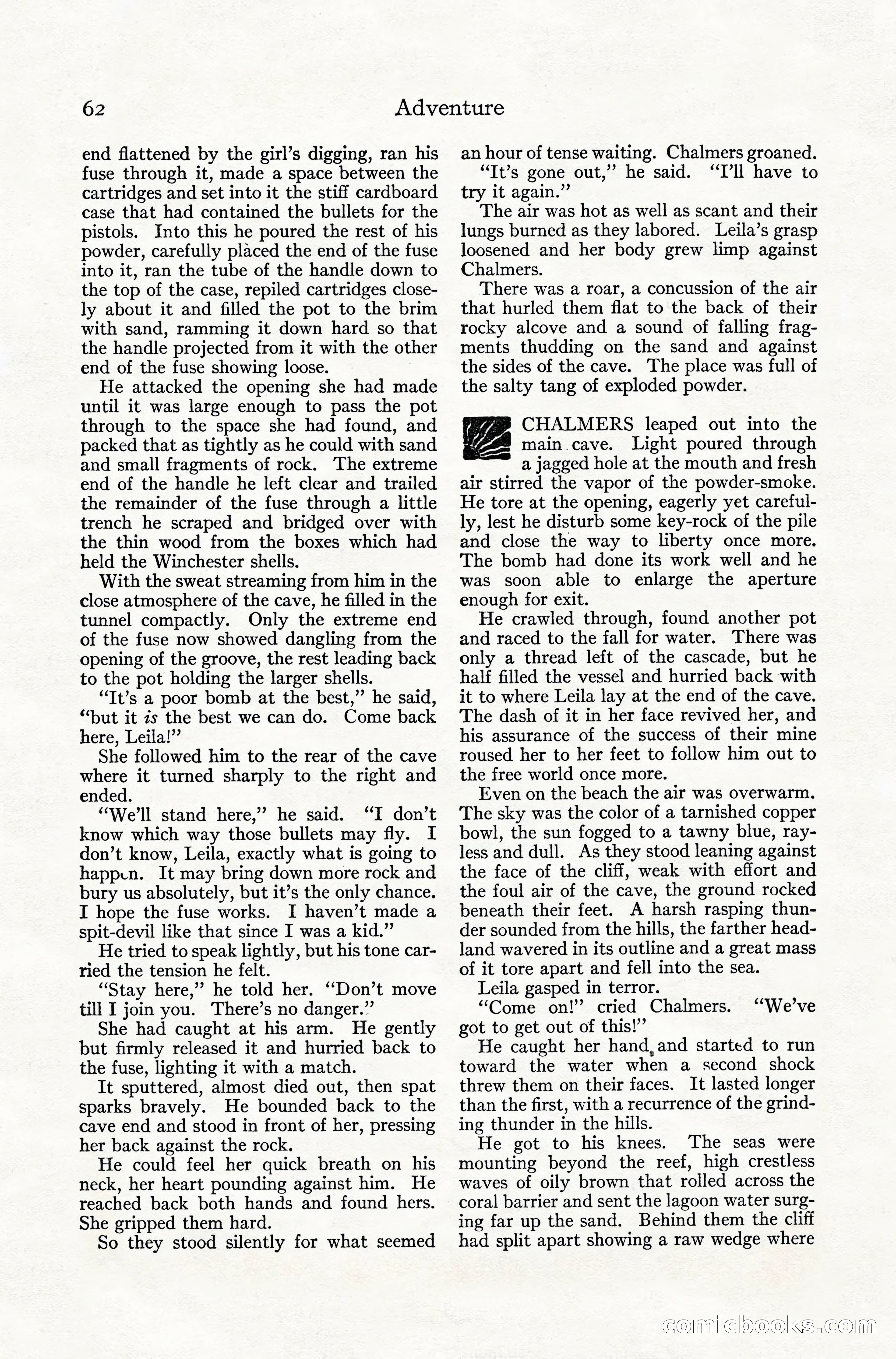 Adventure Magazine, July 1916 — page 64 of 228