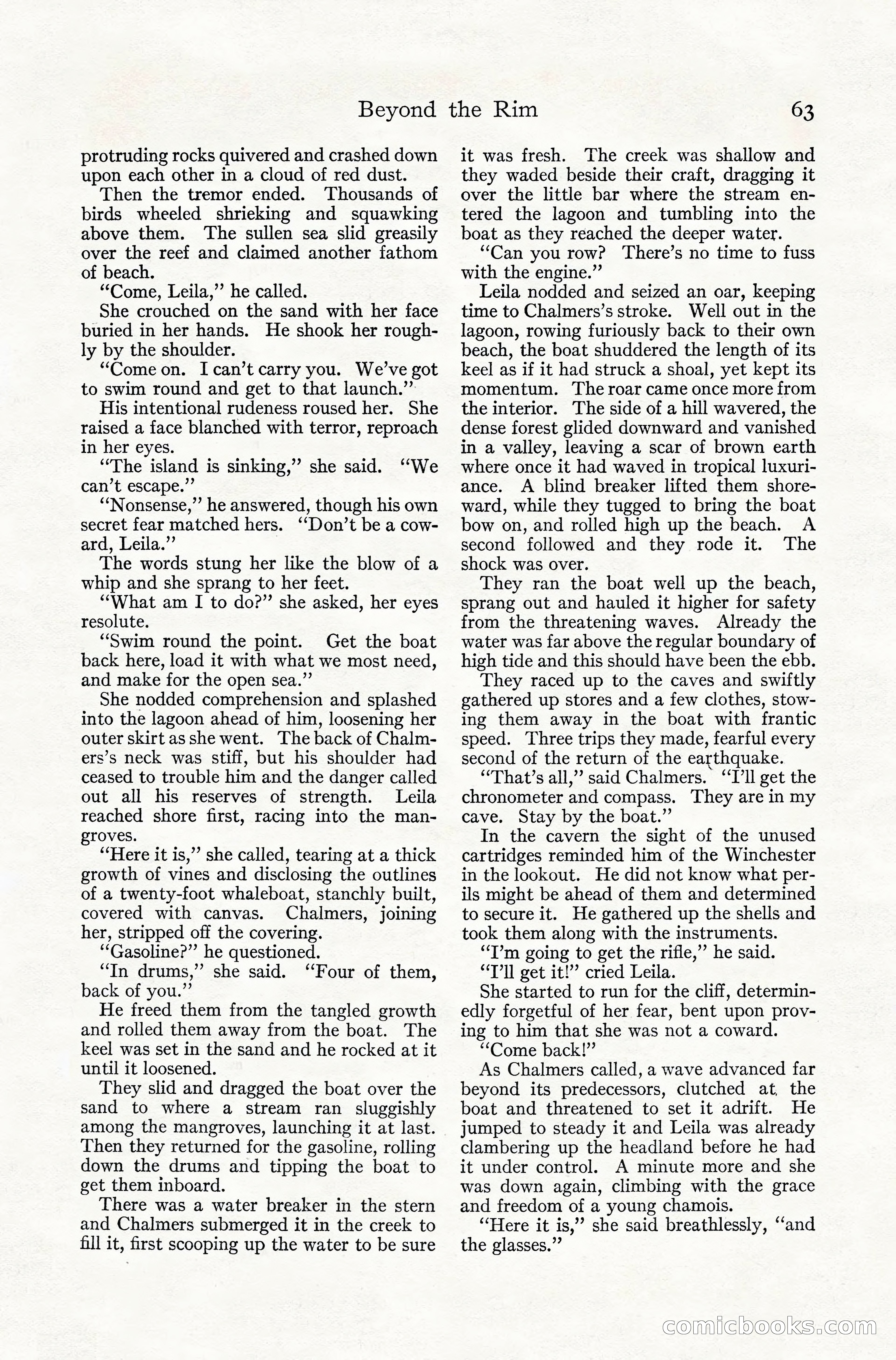Adventure Magazine, July 1916 — page 65 of 228