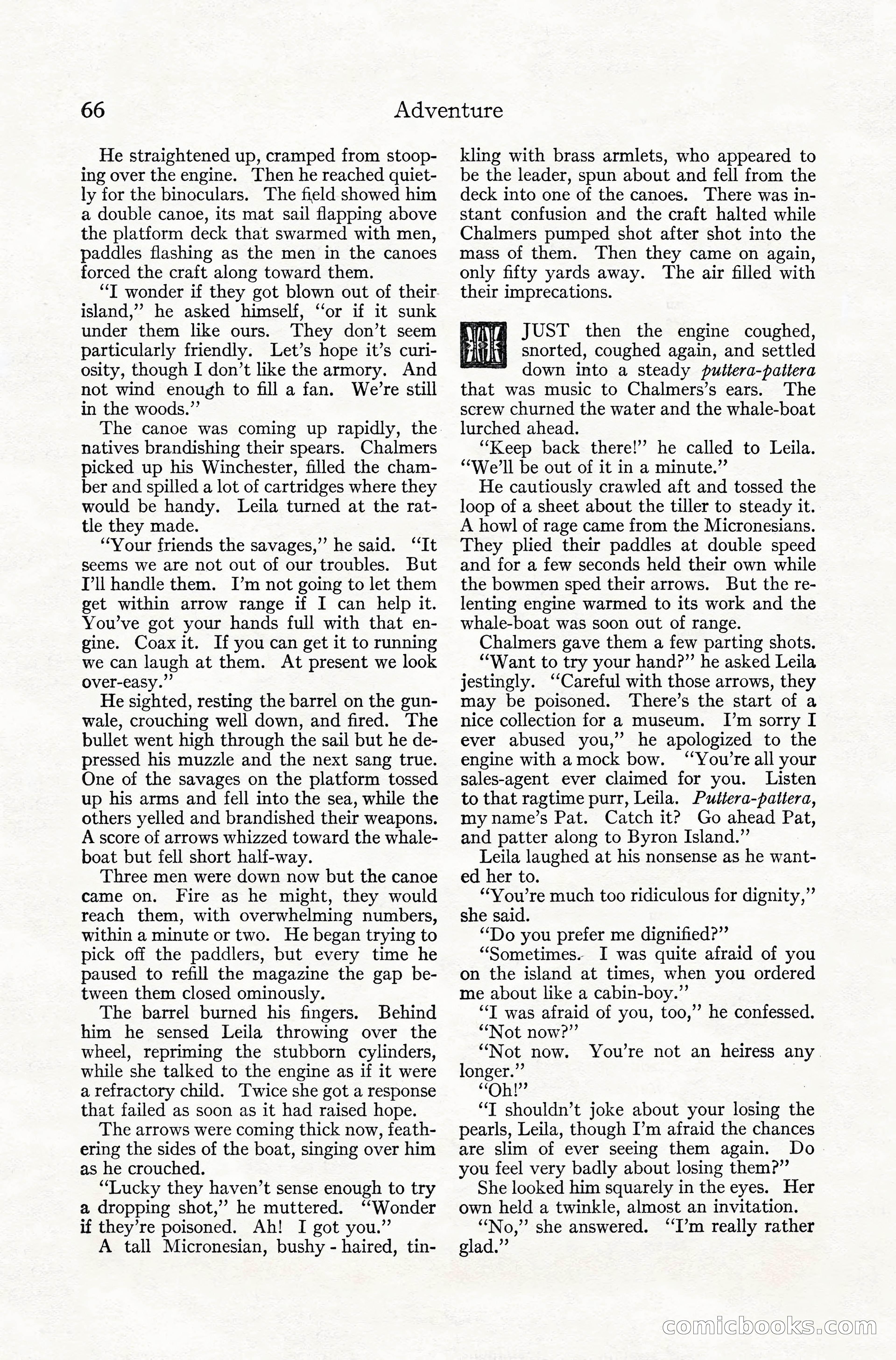 Adventure Magazine, July 1916 — page 68 of 228
