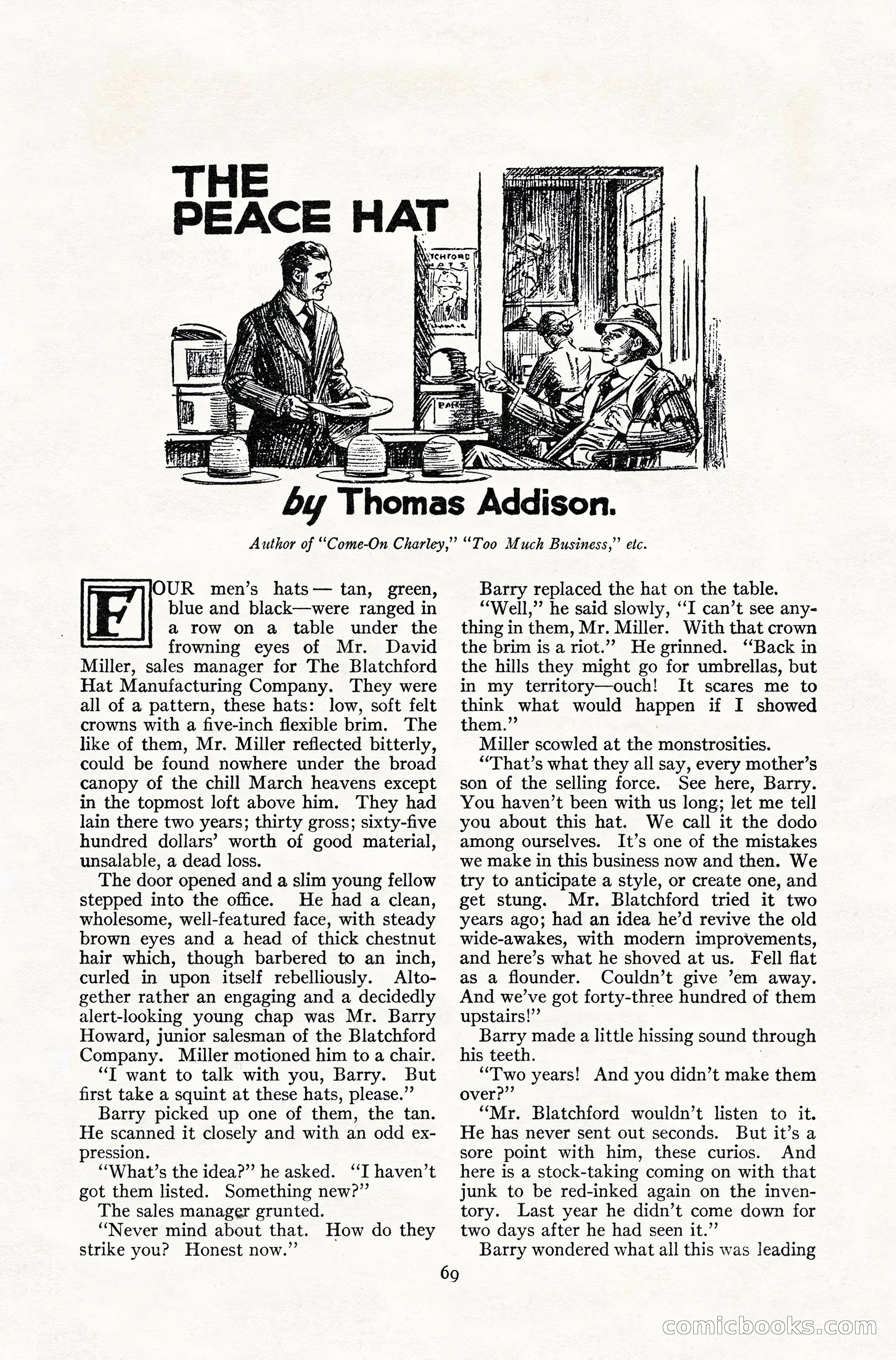 Adventure Magazine, July 1916 — page 71 of 228