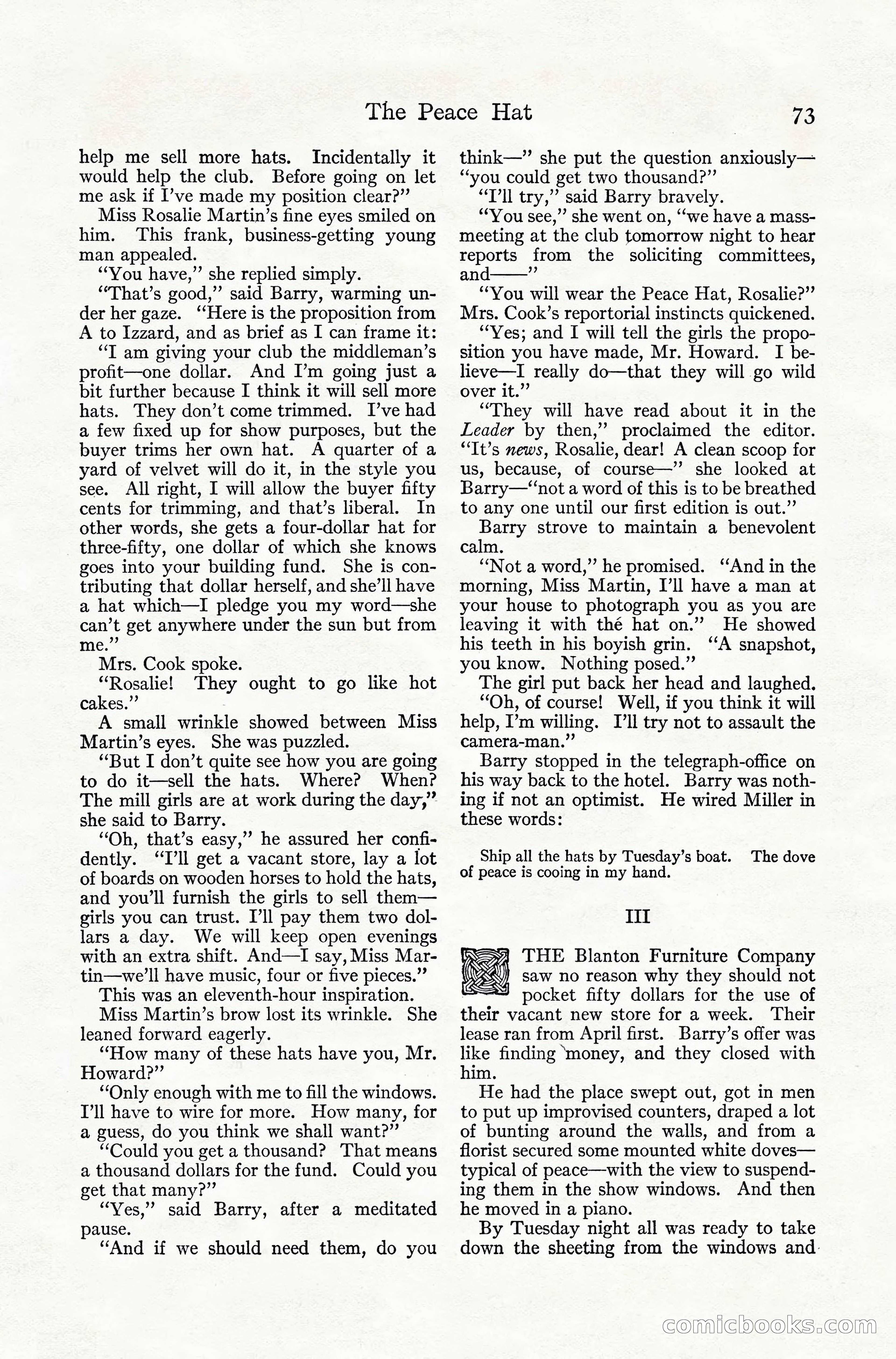 Adventure Magazine, July 1916 — page 75 of 228