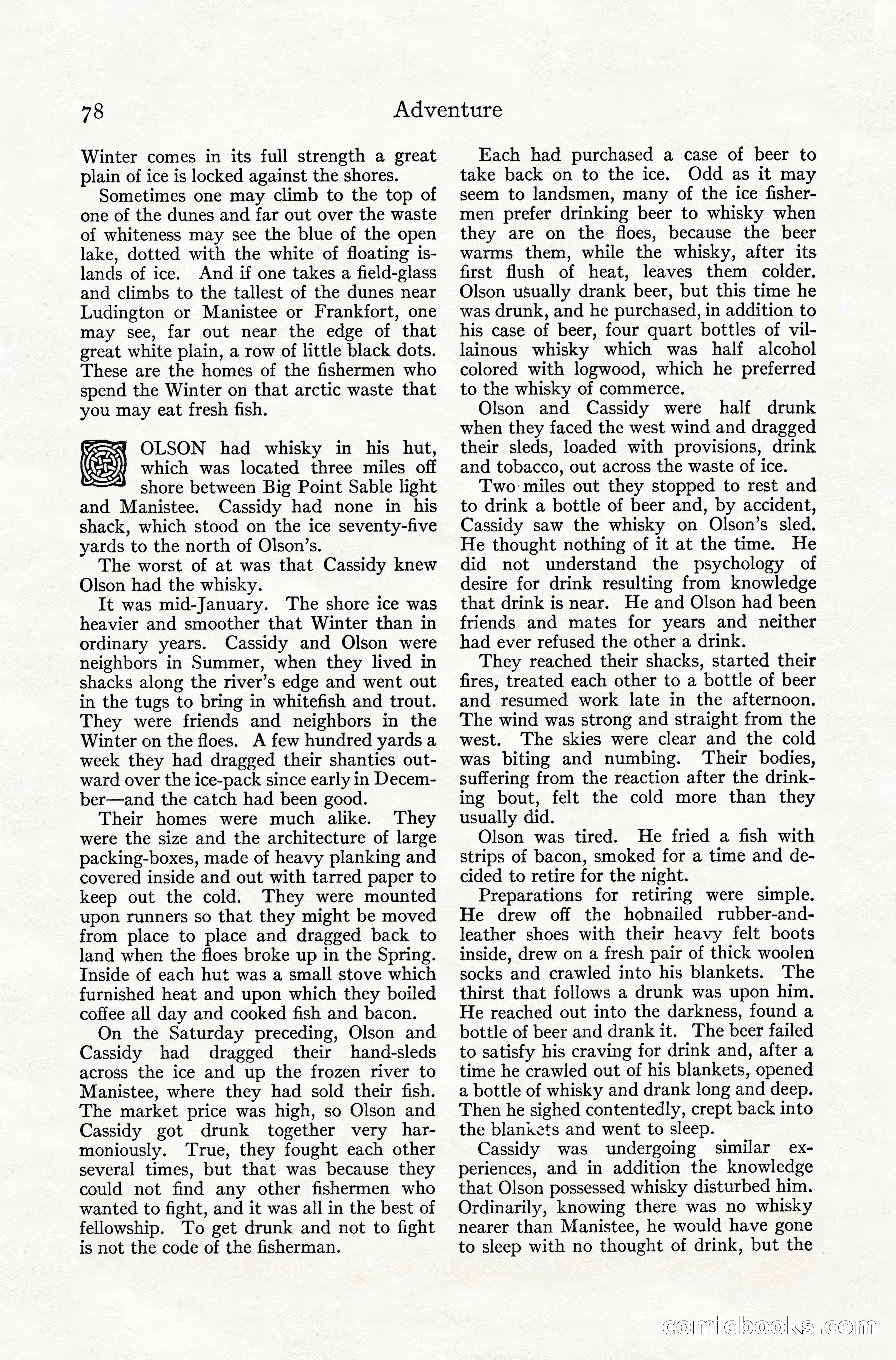 Adventure Magazine, July 1916 — page 80 of 228
