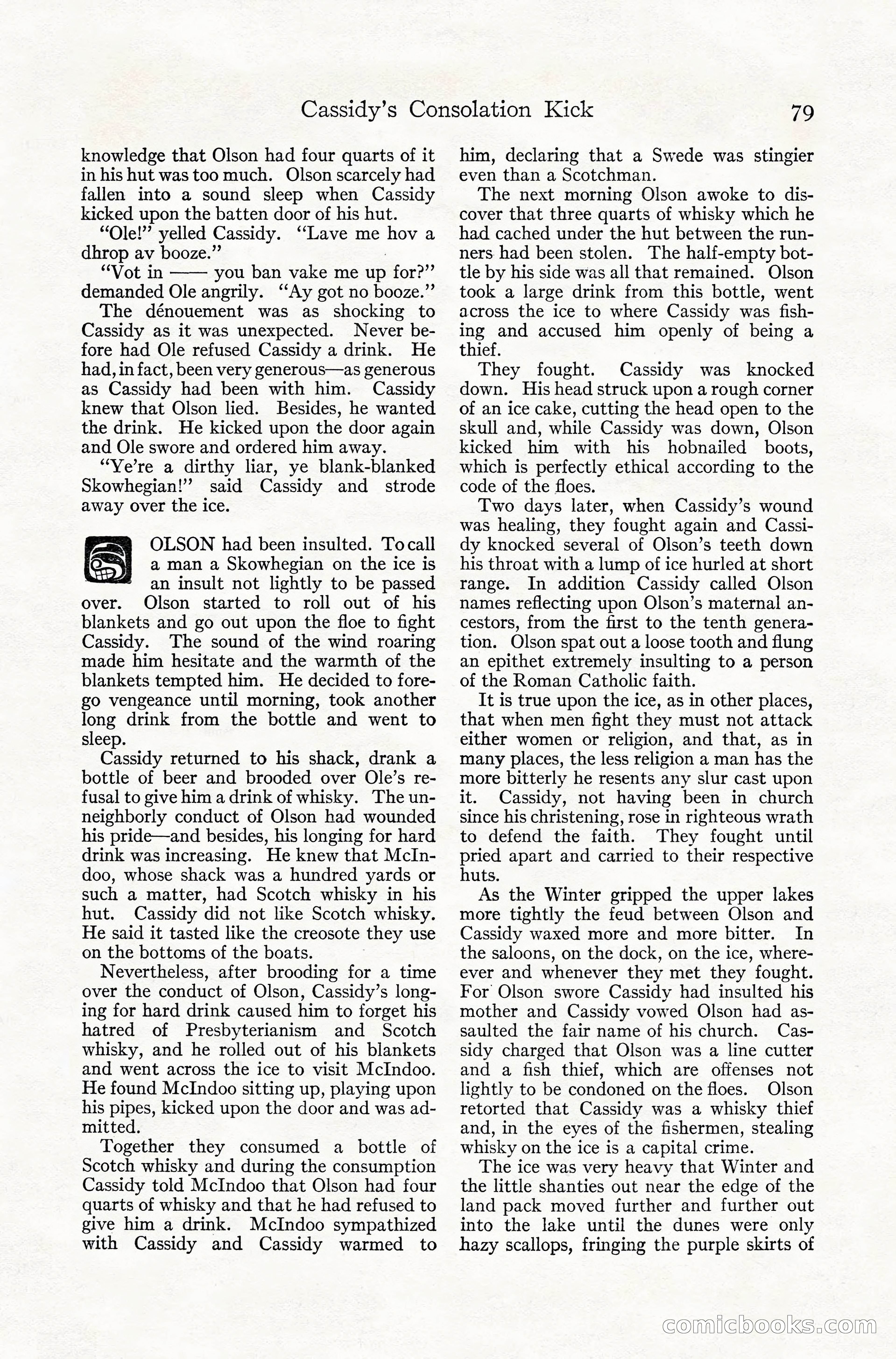Adventure Magazine, July 1916 — page 81 of 228