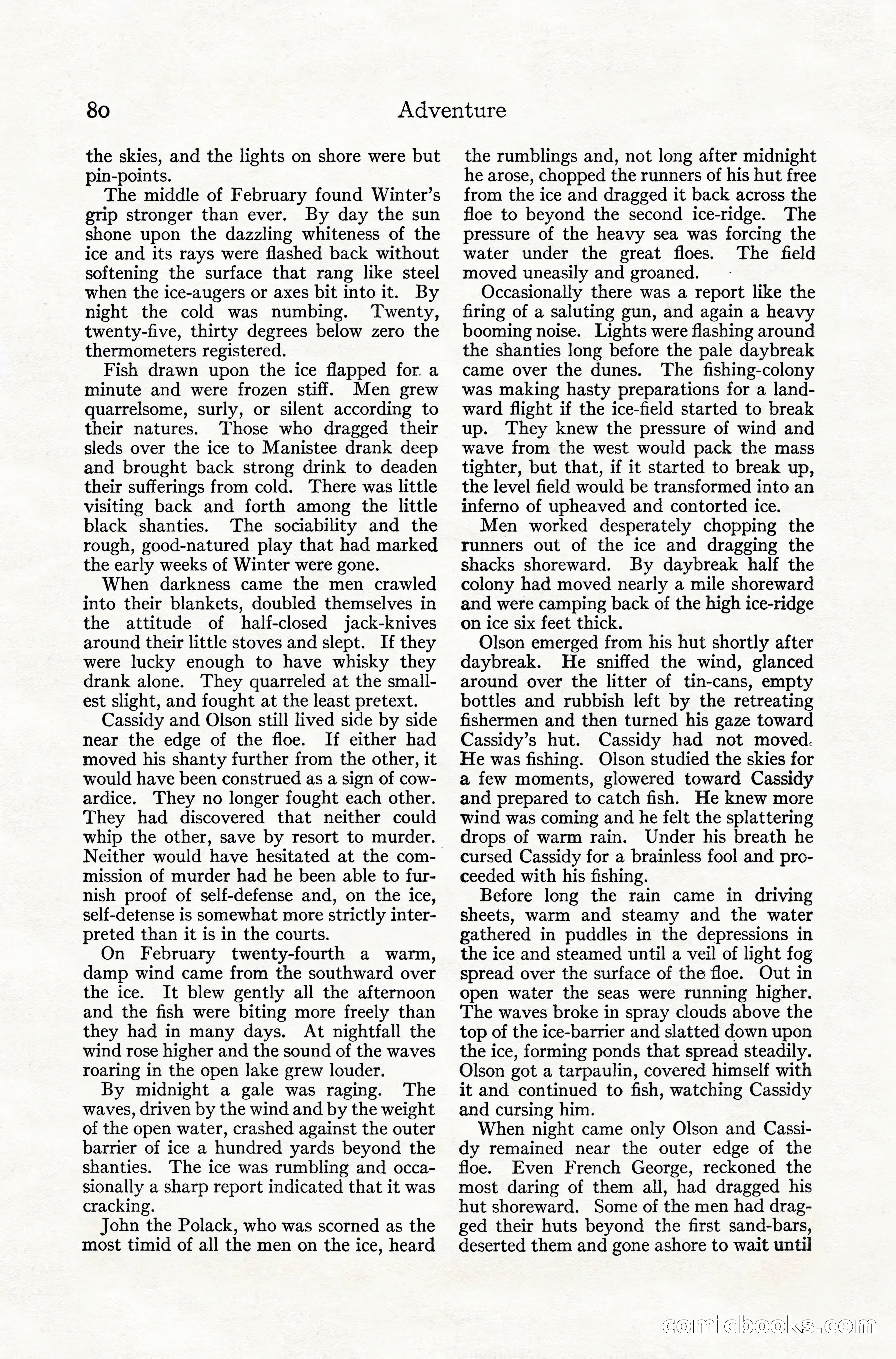 Adventure Magazine, July 1916 — page 82 of 228