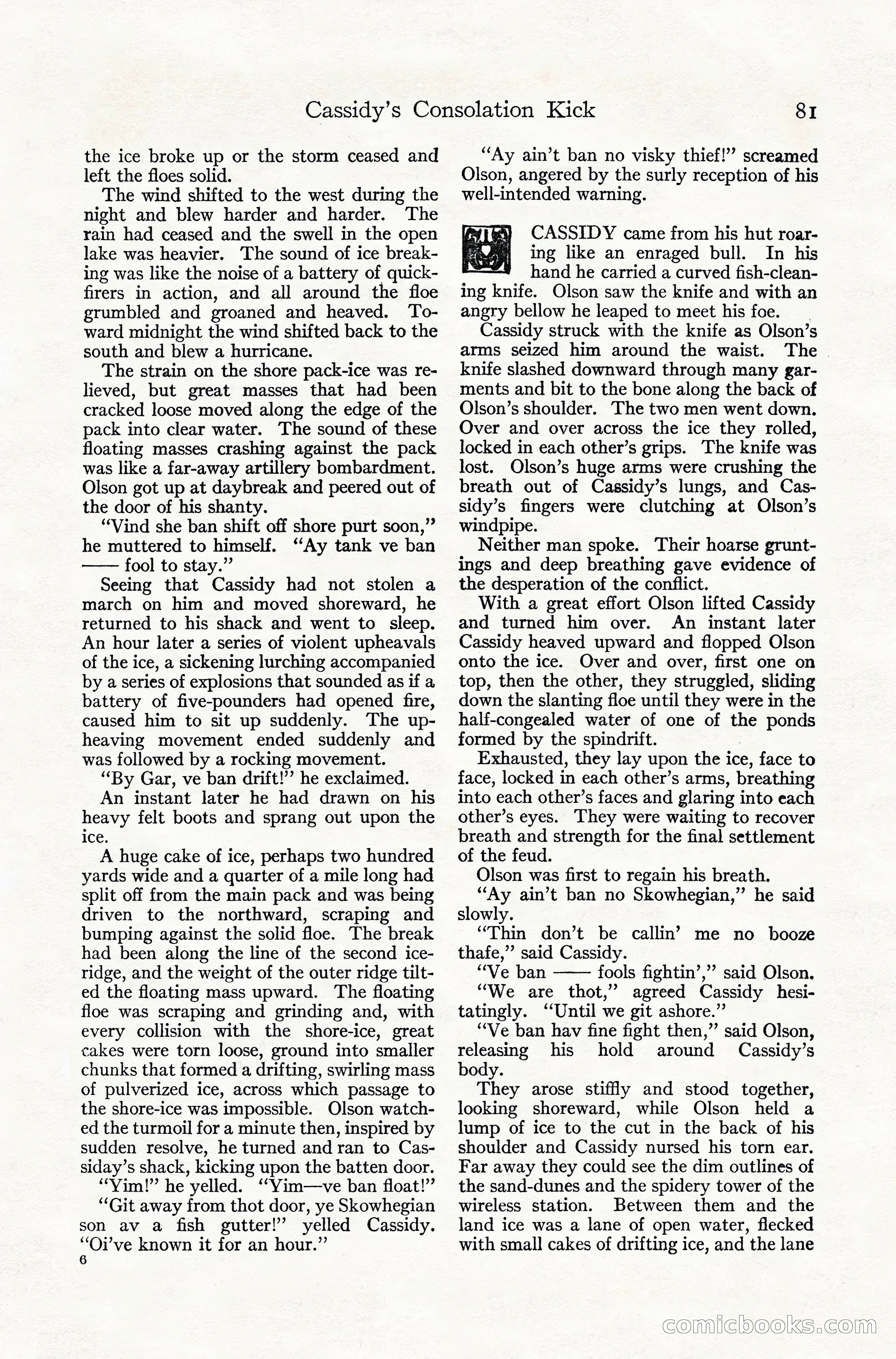 Adventure Magazine, July 1916 — page 83 of 228