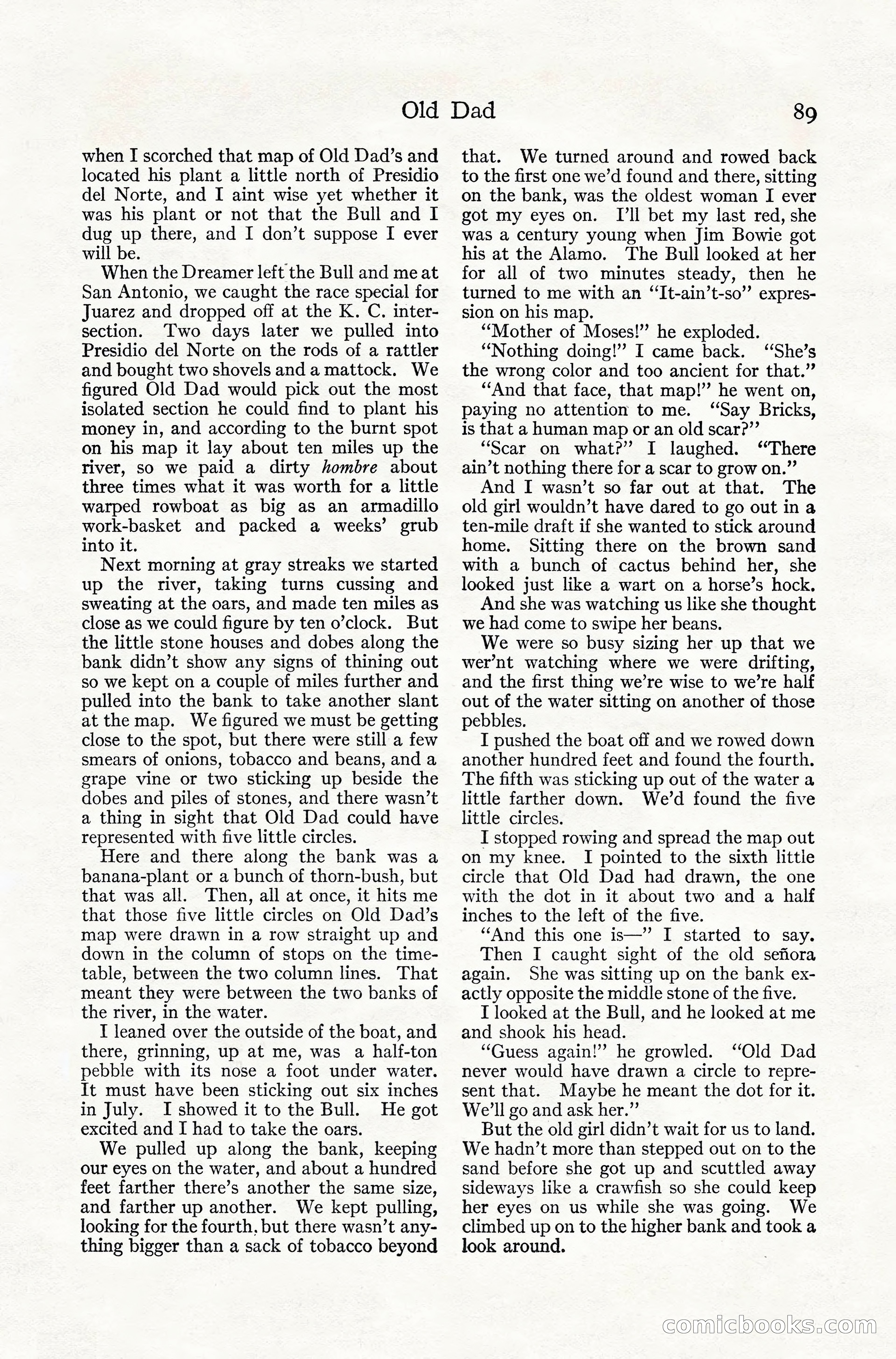 Adventure Magazine, July 1916 — page 91 of 228