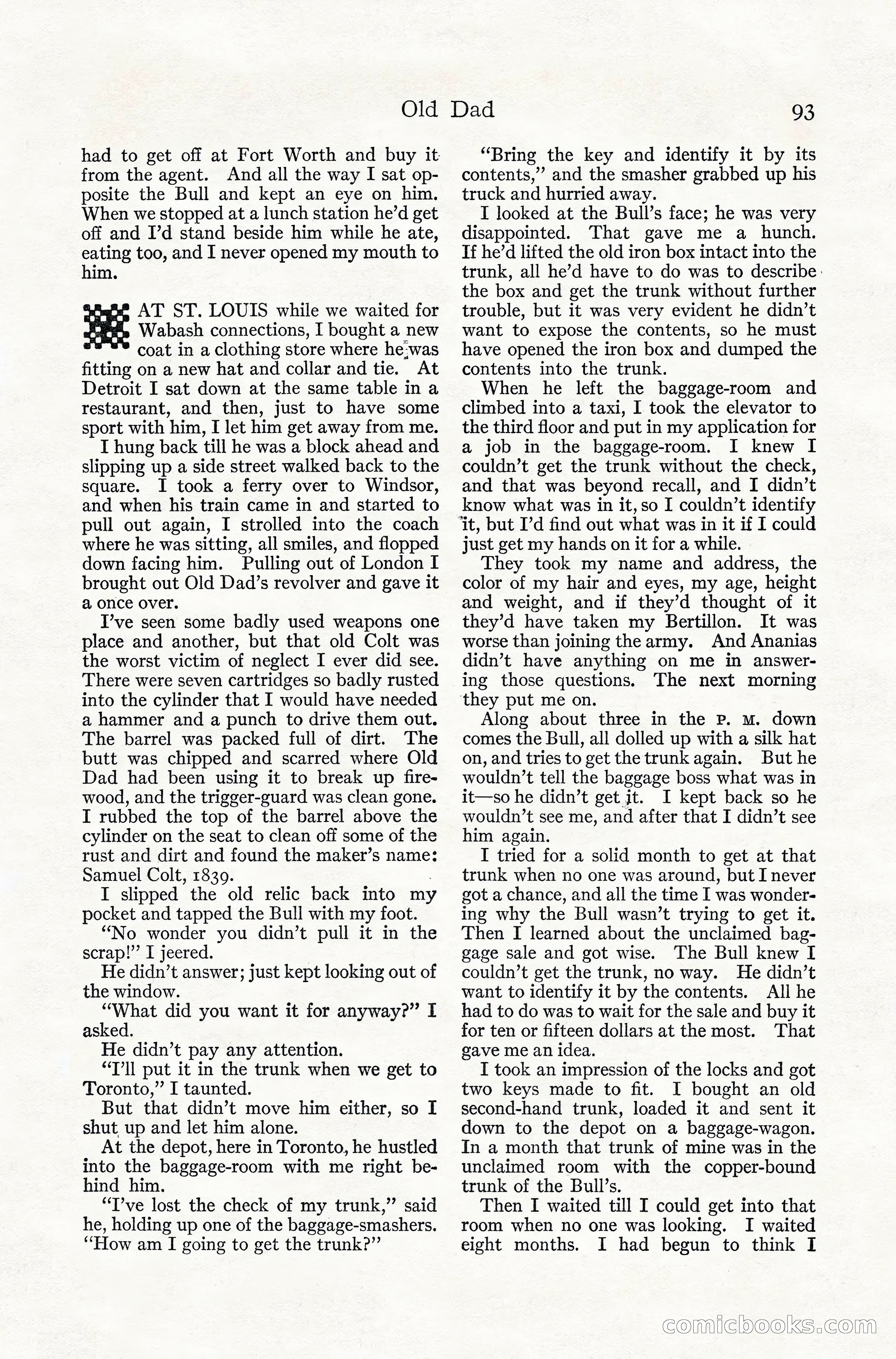 Adventure Magazine, July 1916 — page 95 of 228