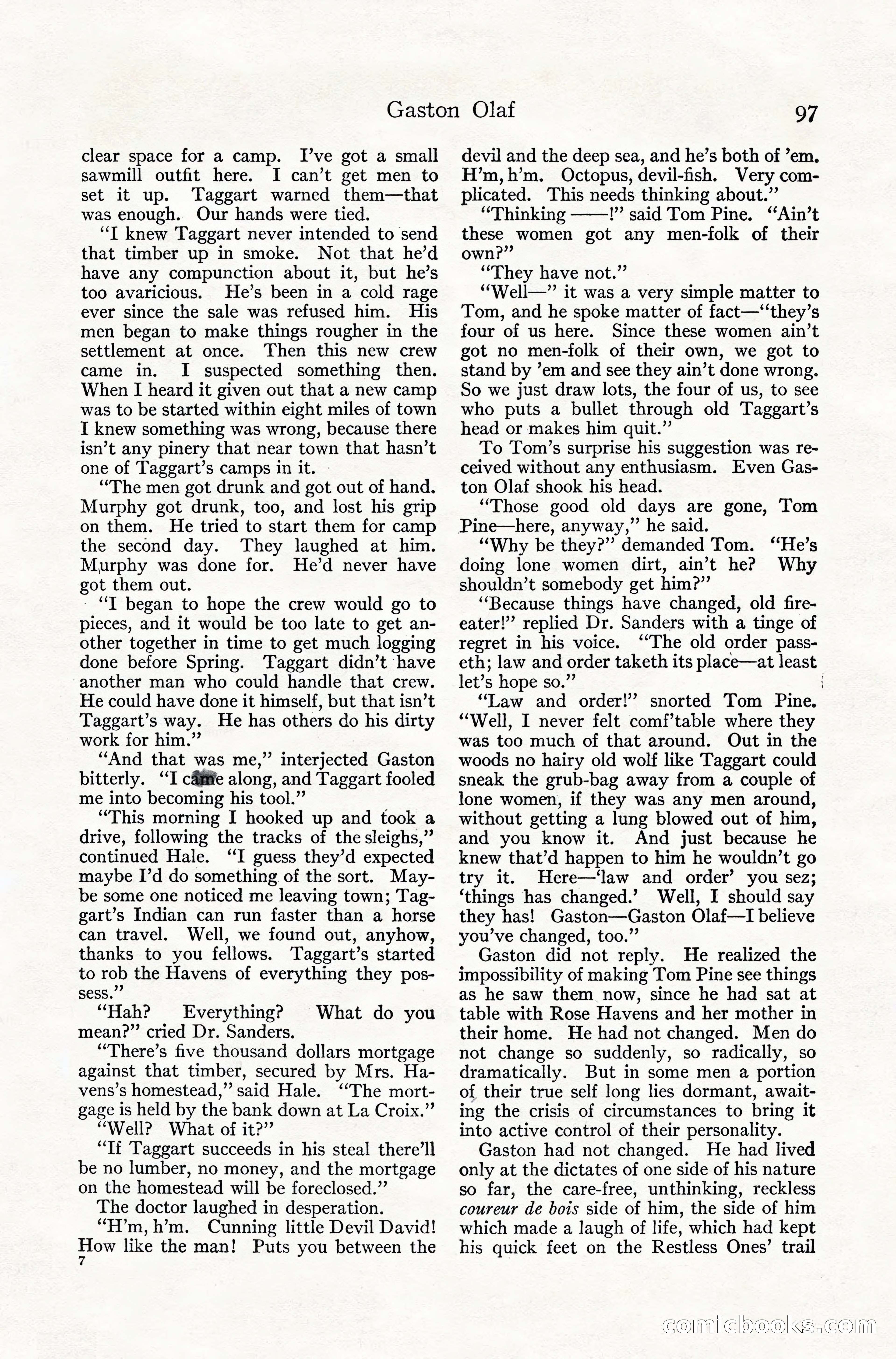 Adventure Magazine, July 1916 — page 99 of 228