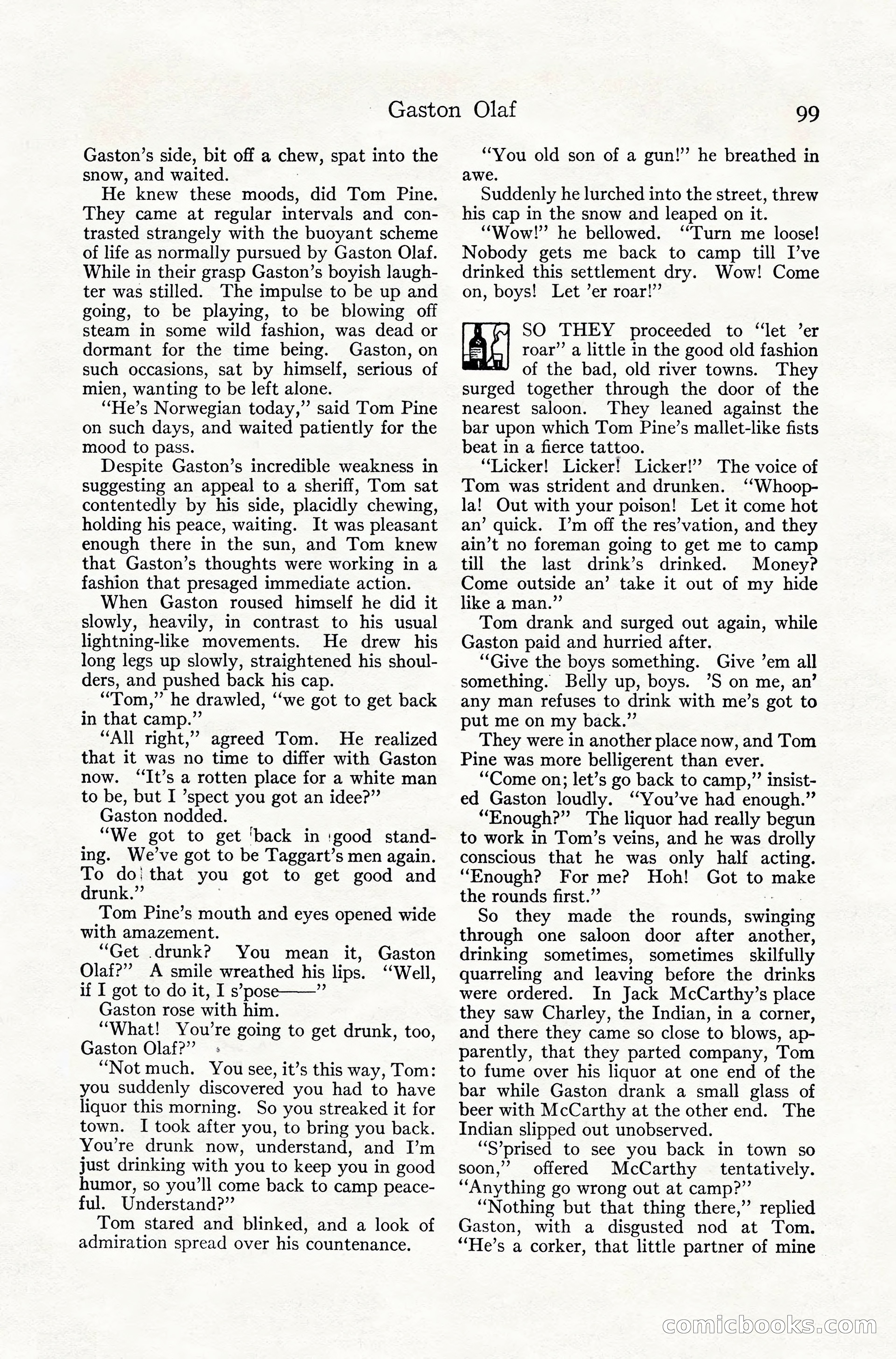 Adventure Magazine, July 1916 — page 101 of 228