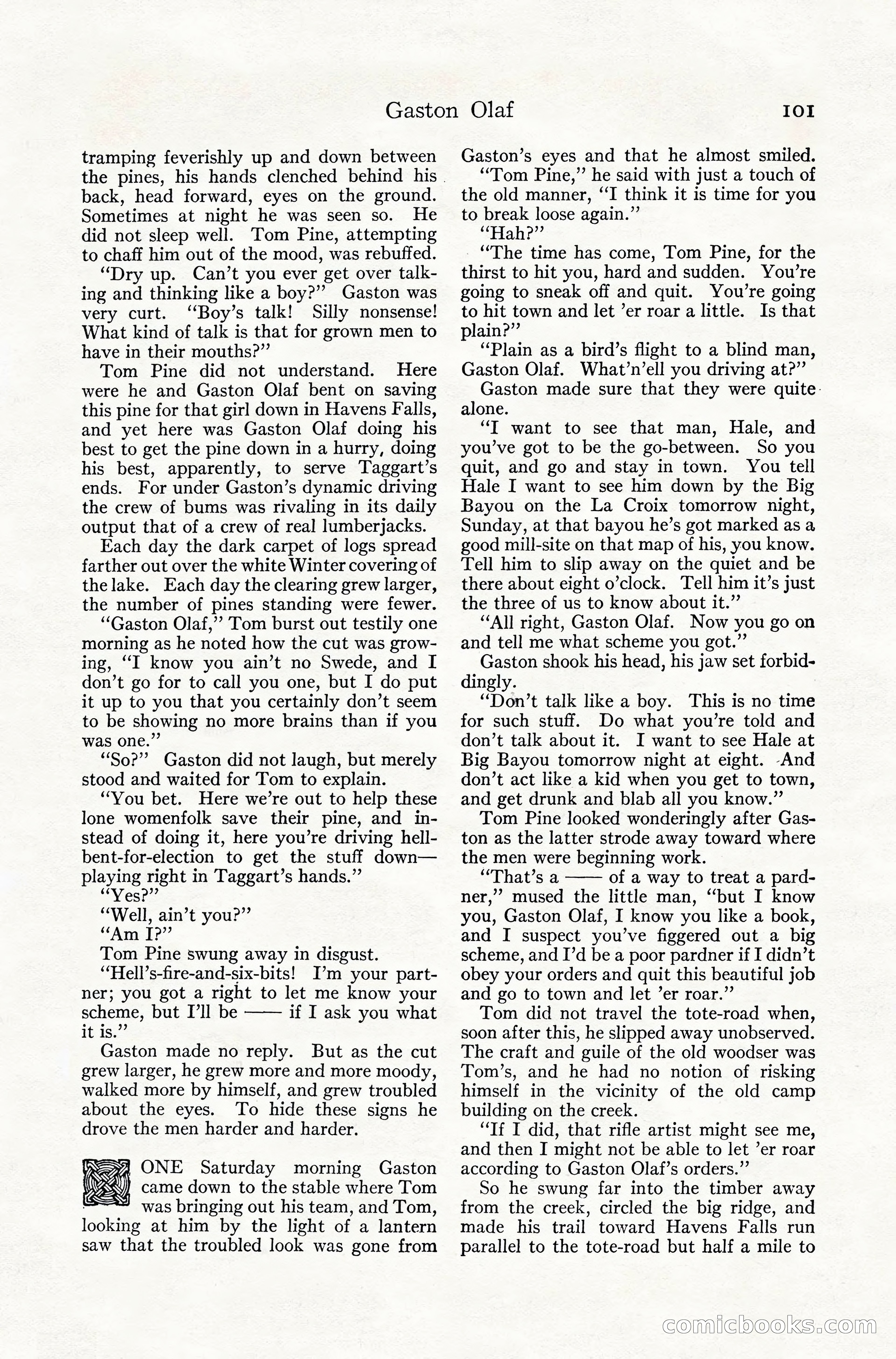 Adventure Magazine, July 1916 — page 103 of 228