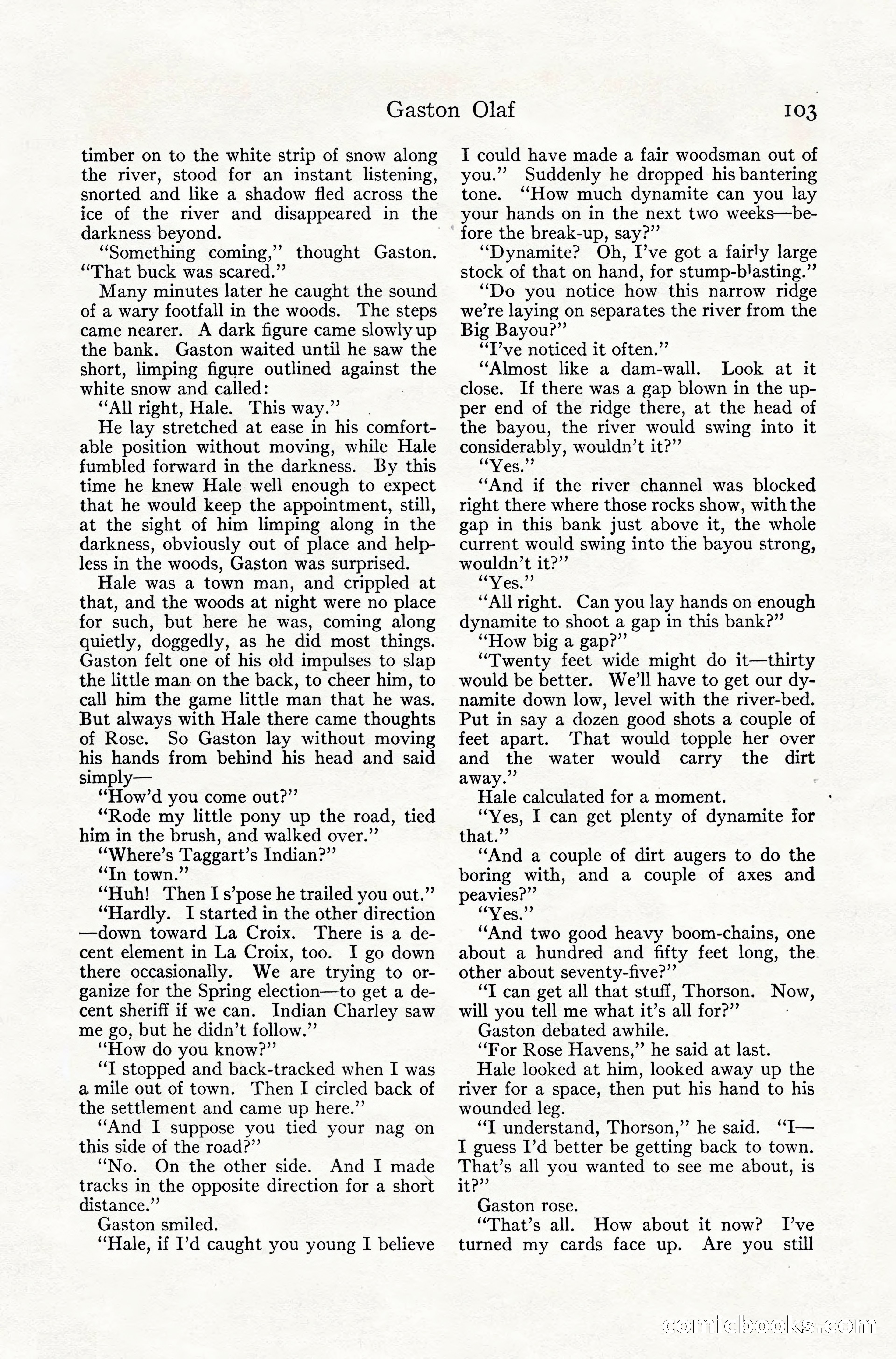 Adventure Magazine, July 1916 — page 105 of 228