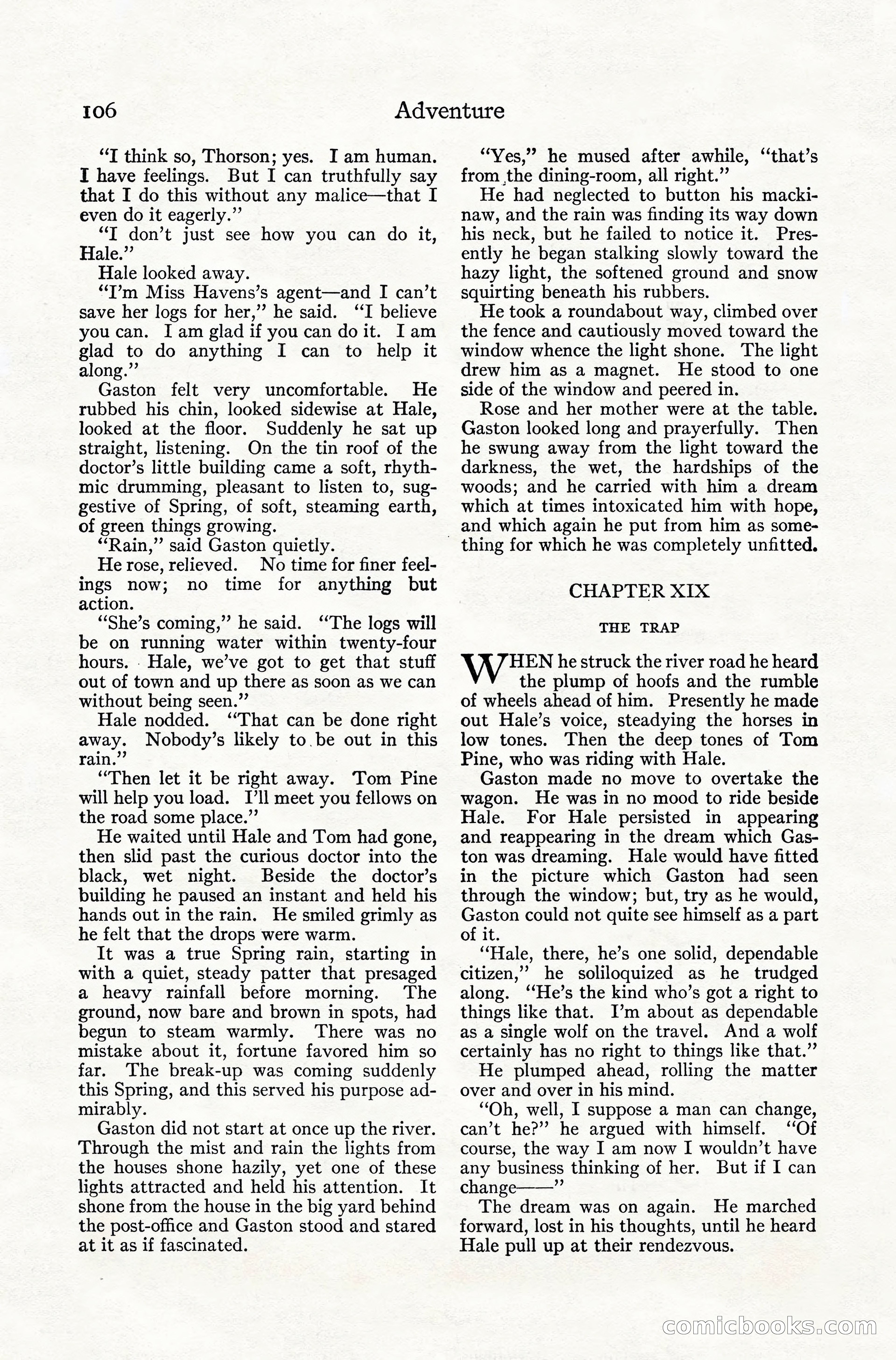 Adventure Magazine, July 1916 — page 108 of 228