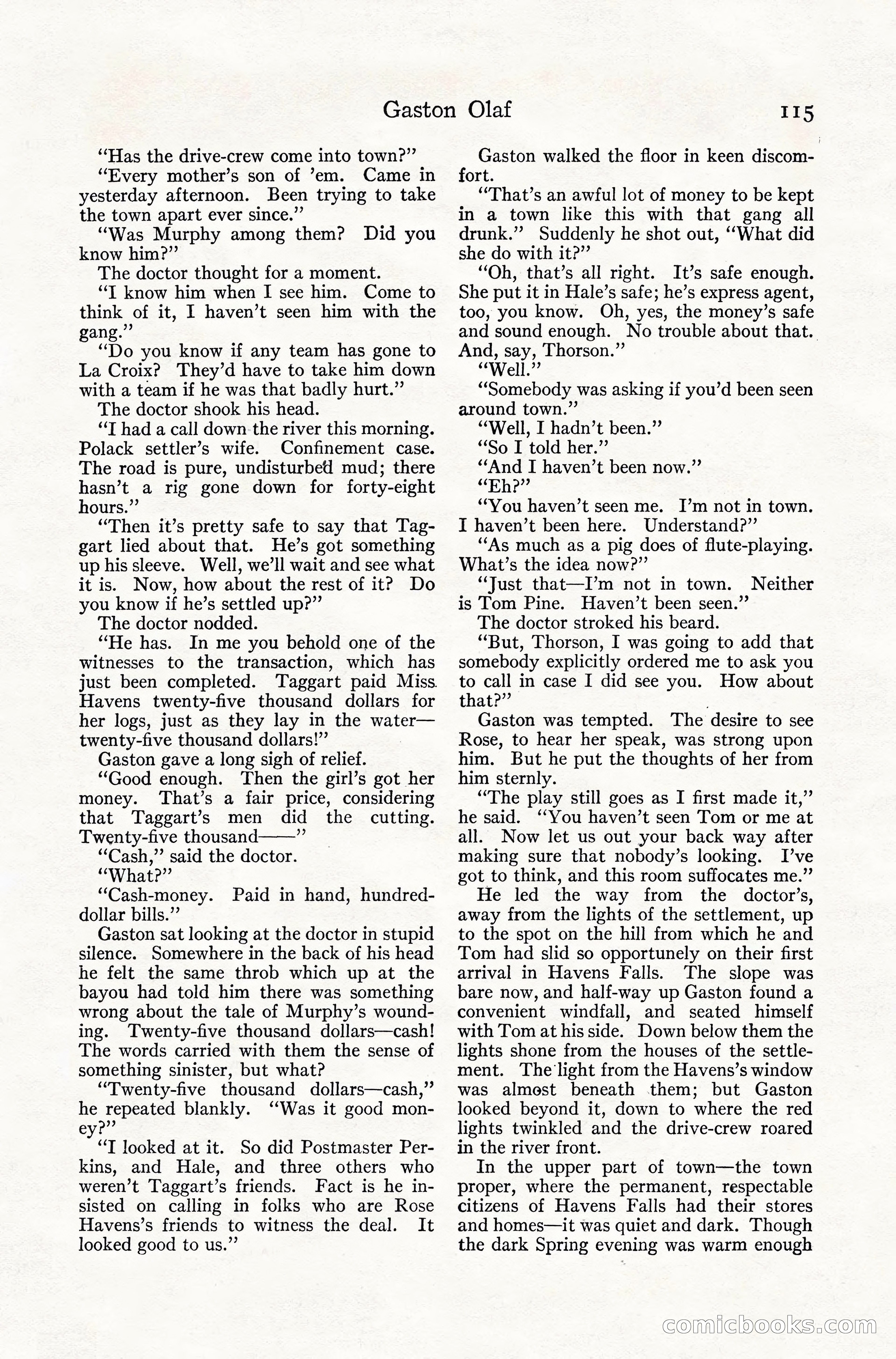 Adventure Magazine, July 1916 — page 117 of 228
