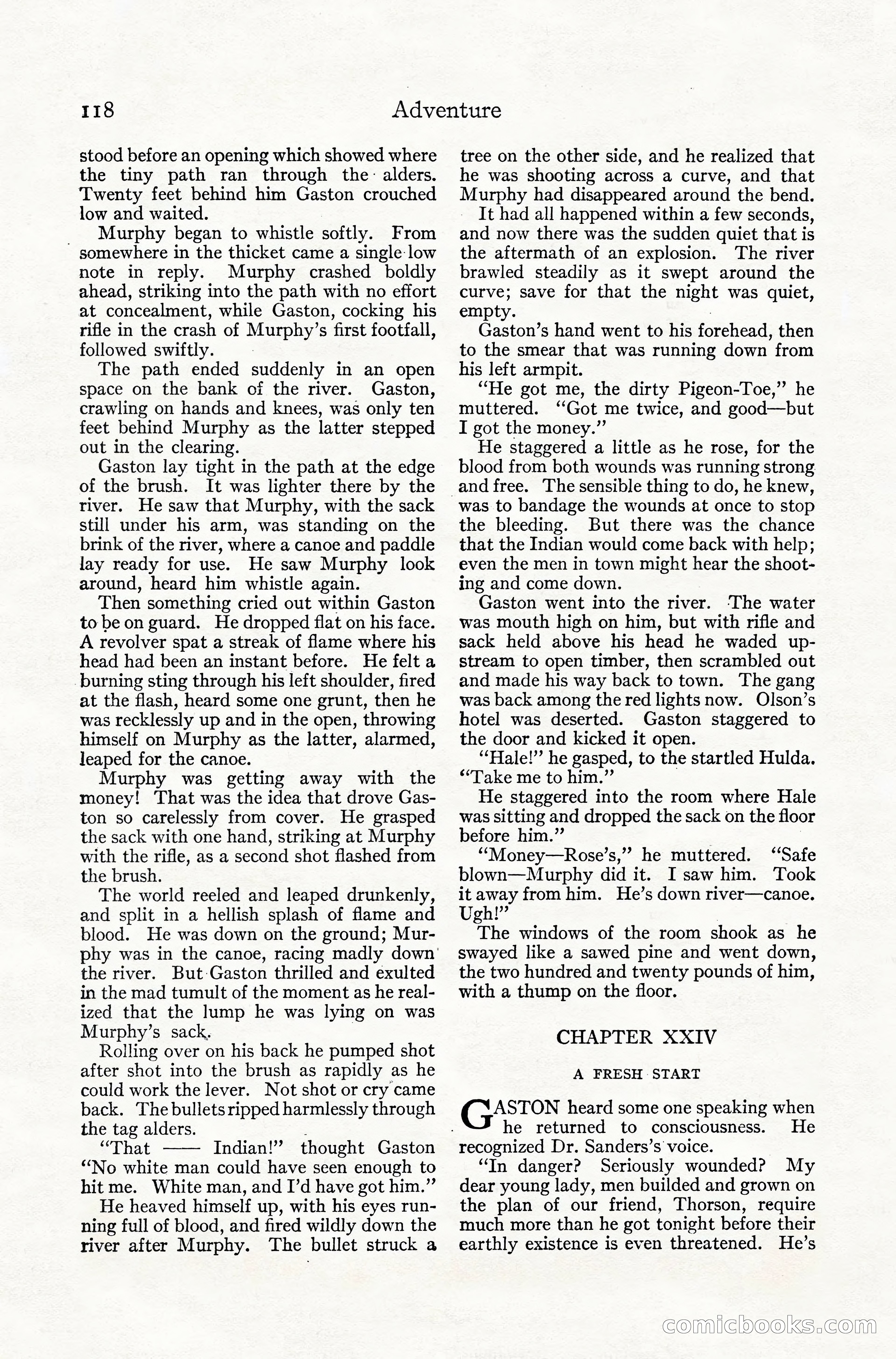 Adventure Magazine, July 1916 — page 120 of 228