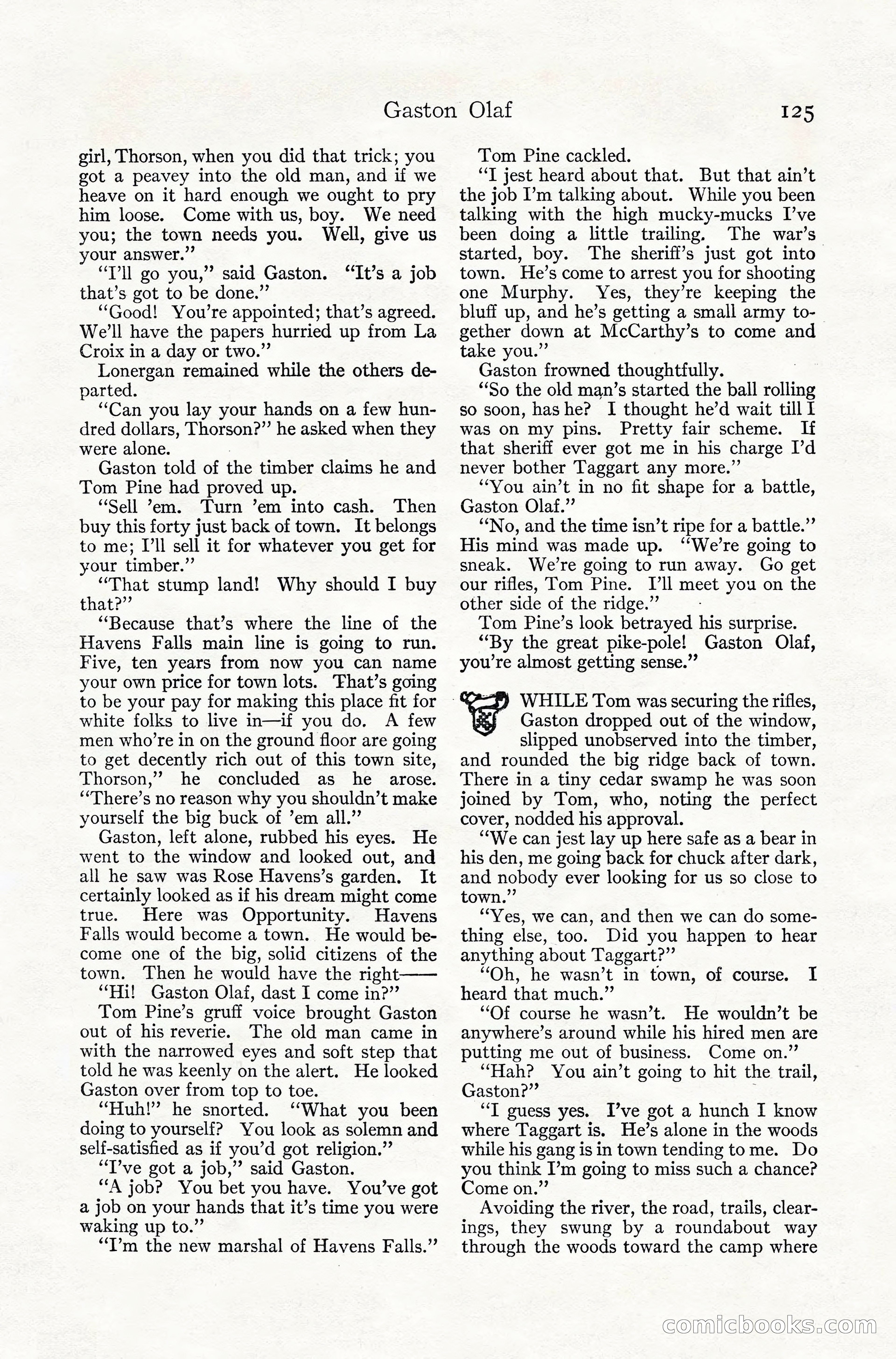 Adventure Magazine, July 1916 — page 127 of 228