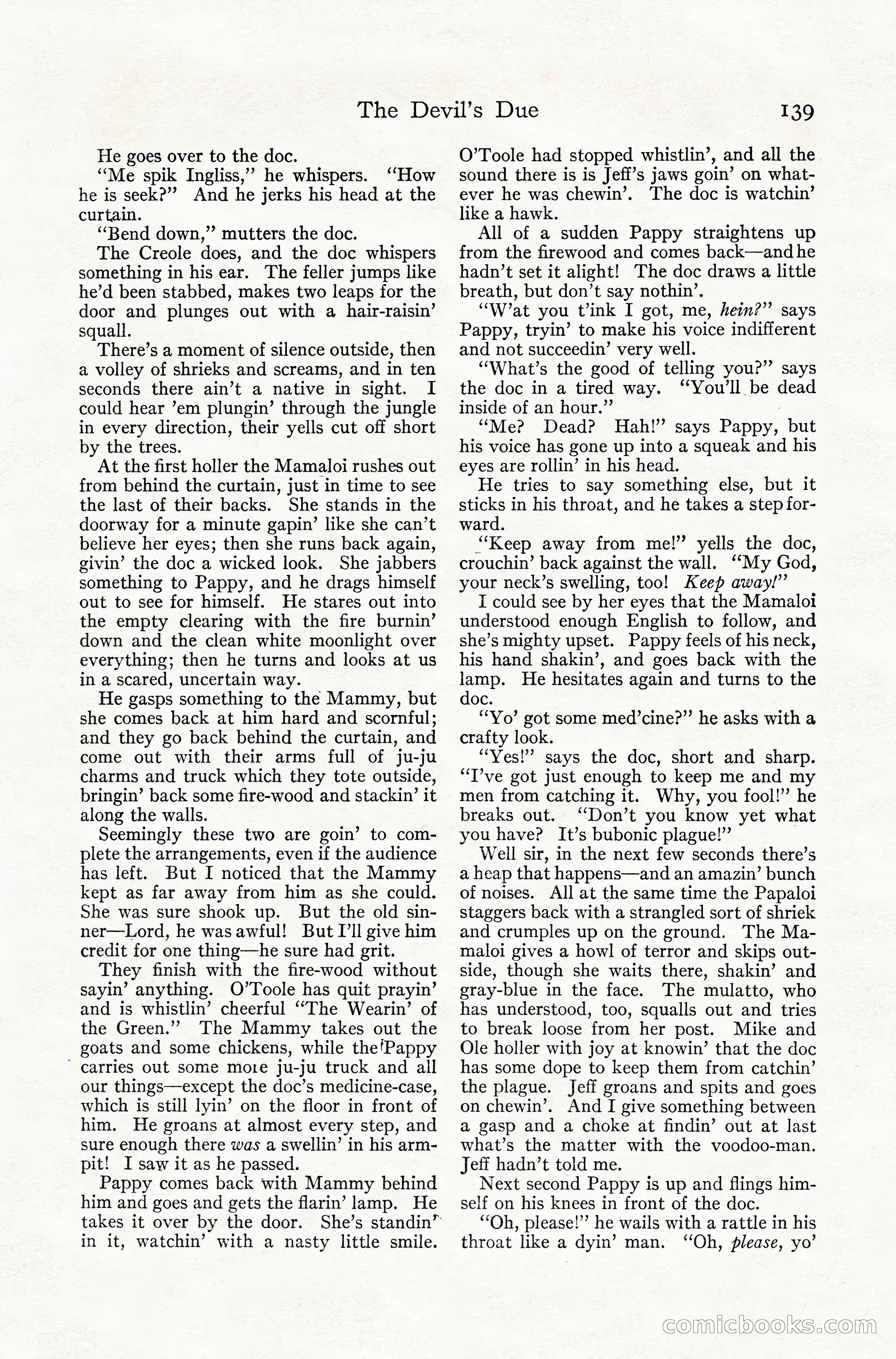 Adventure Magazine, July 1916 — page 141 of 228