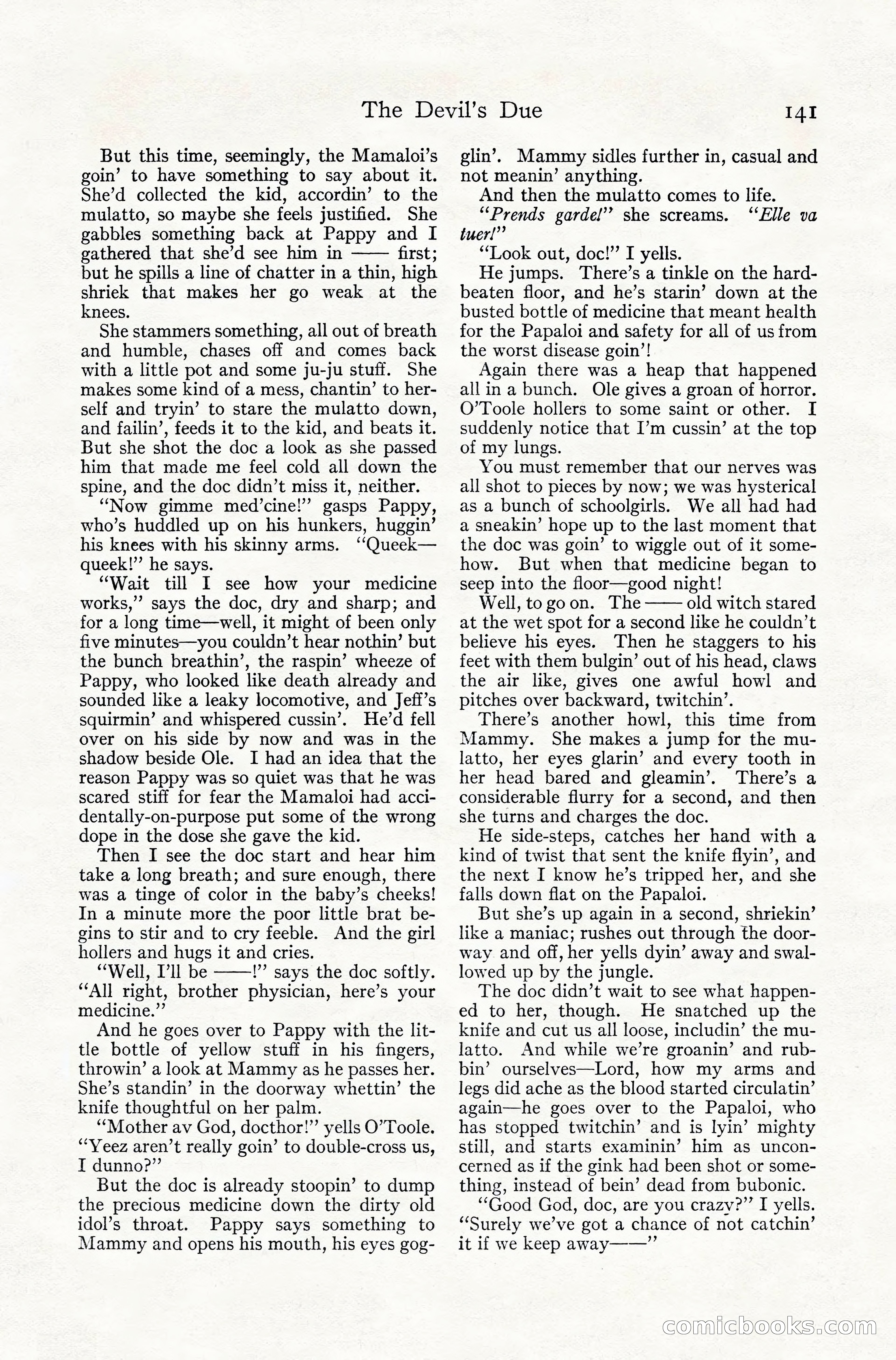 Adventure Magazine, July 1916 — page 143 of 228