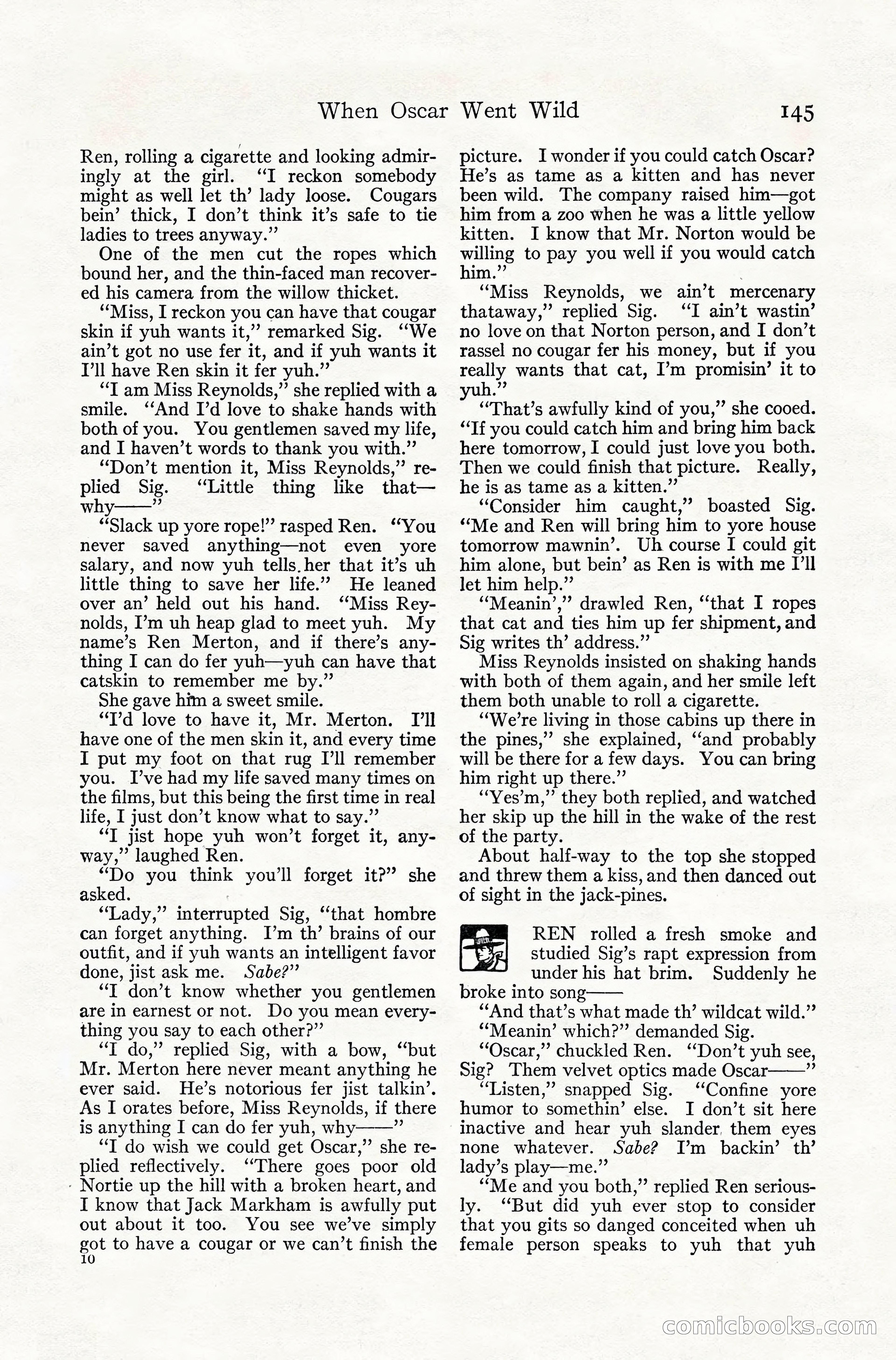 Adventure Magazine, July 1916 — page 147 of 228