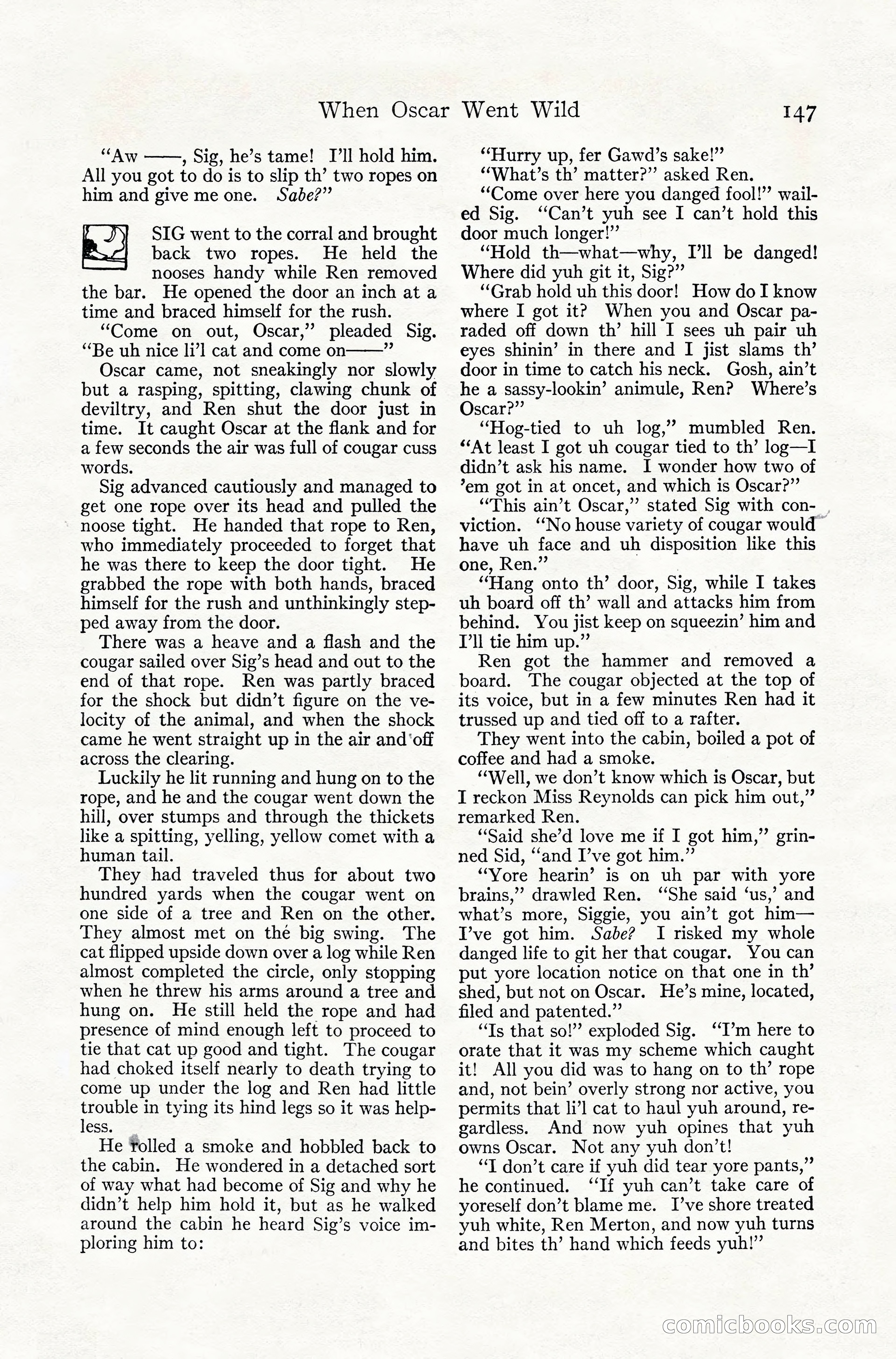 Adventure Magazine, July 1916 — page 149 of 228