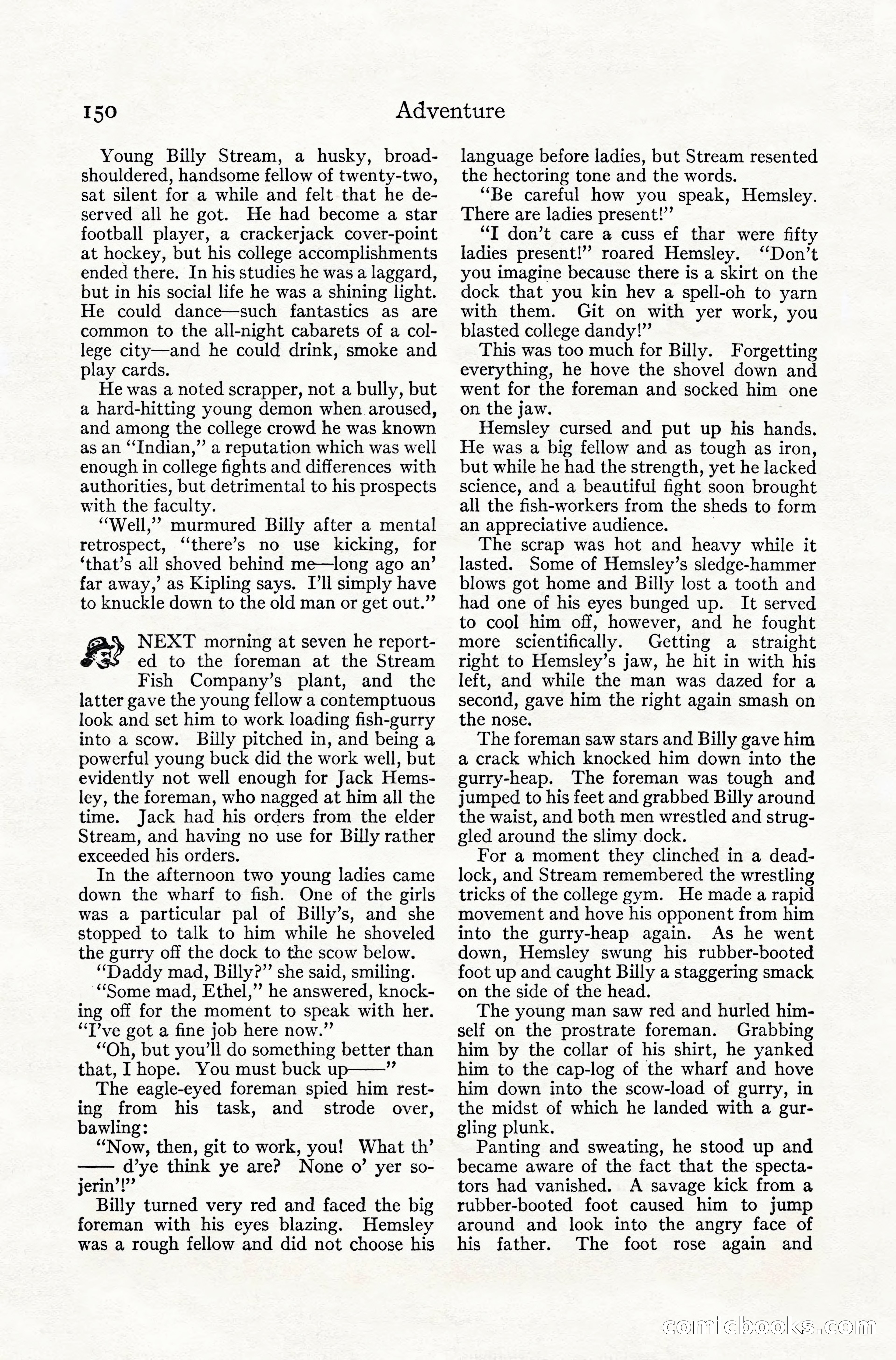 Adventure Magazine, July 1916 — page 152 of 228