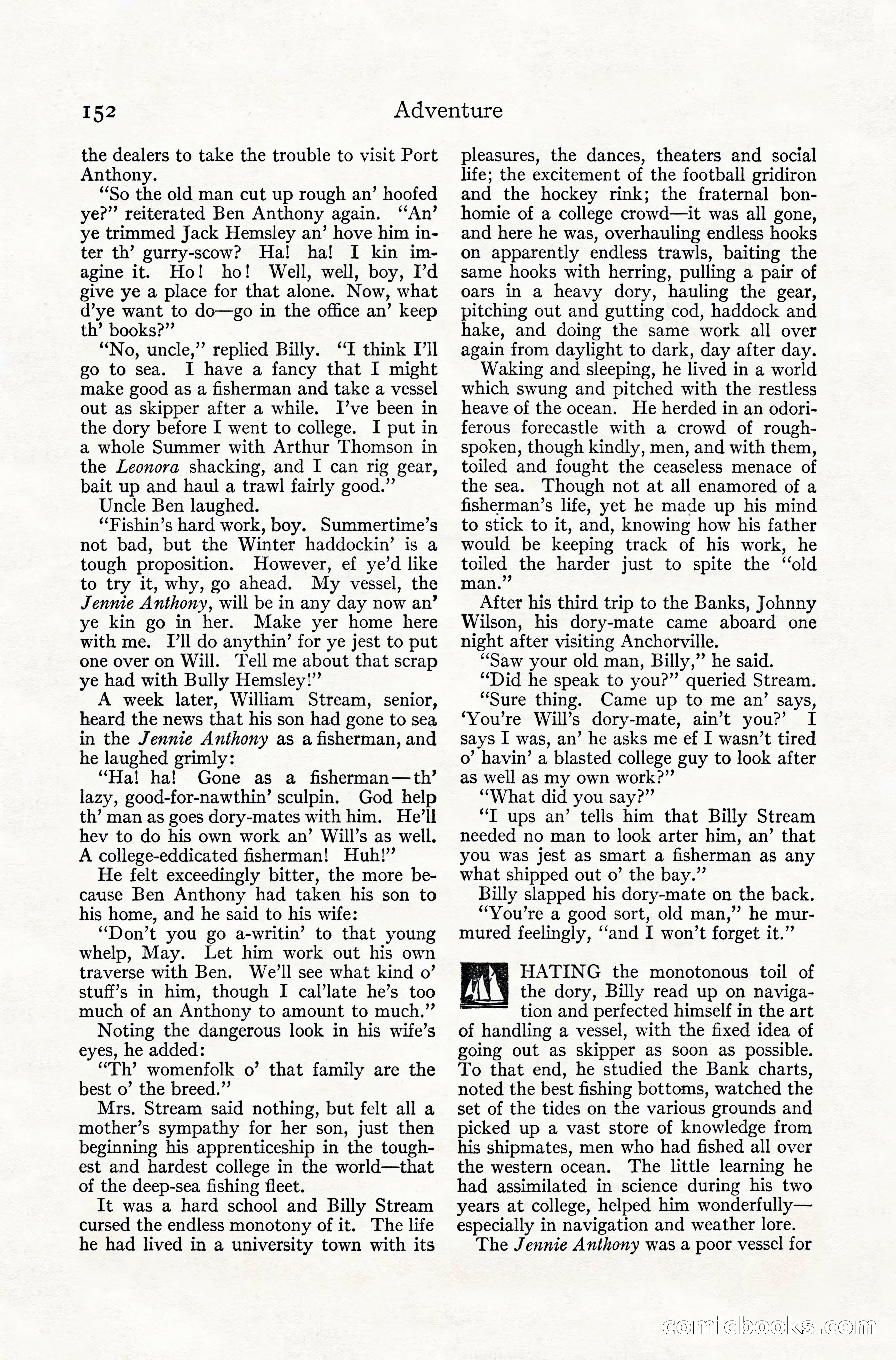 Adventure Magazine, July 1916 — page 154 of 228
