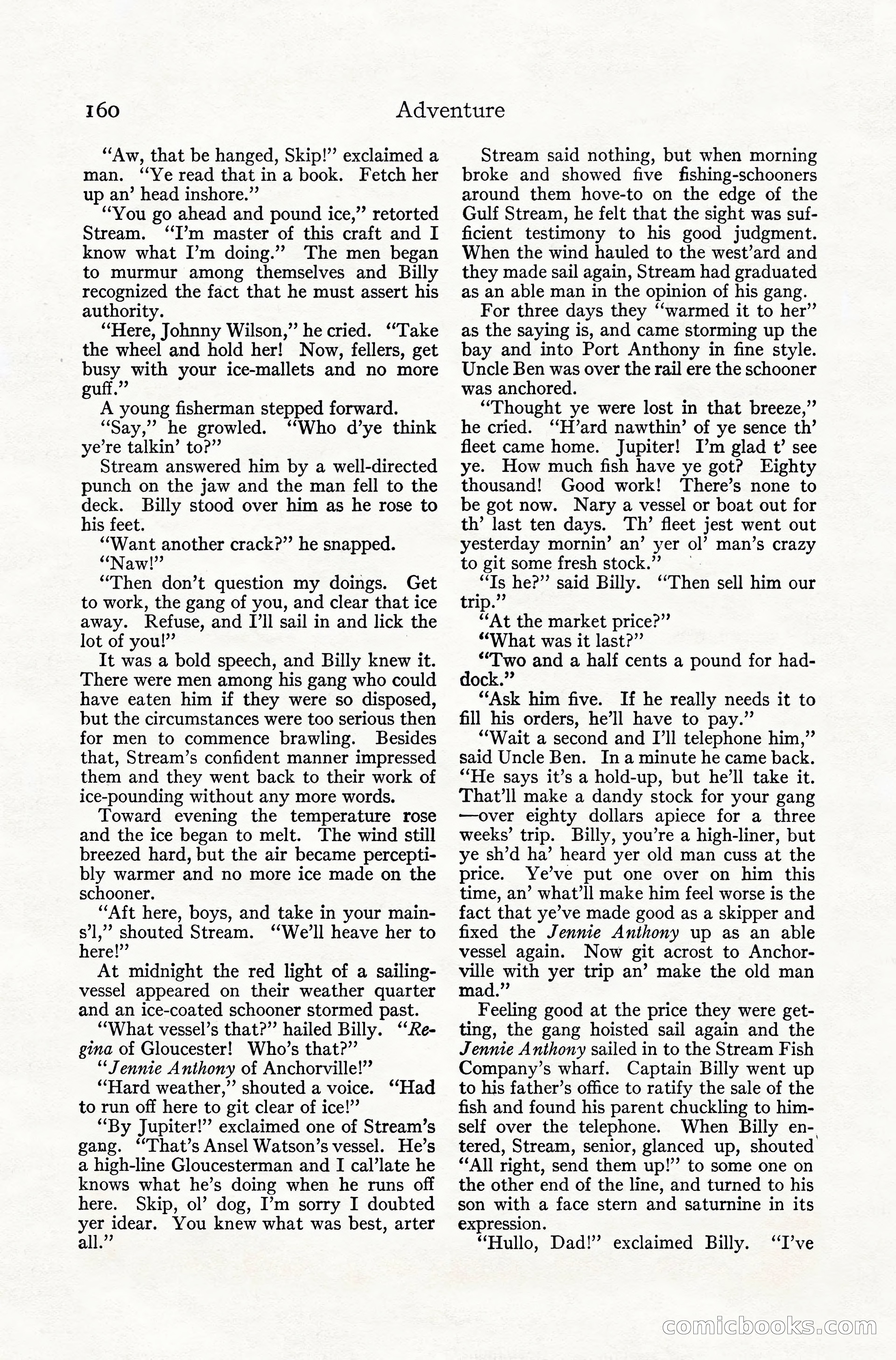 Adventure Magazine, July 1916 — page 162 of 228