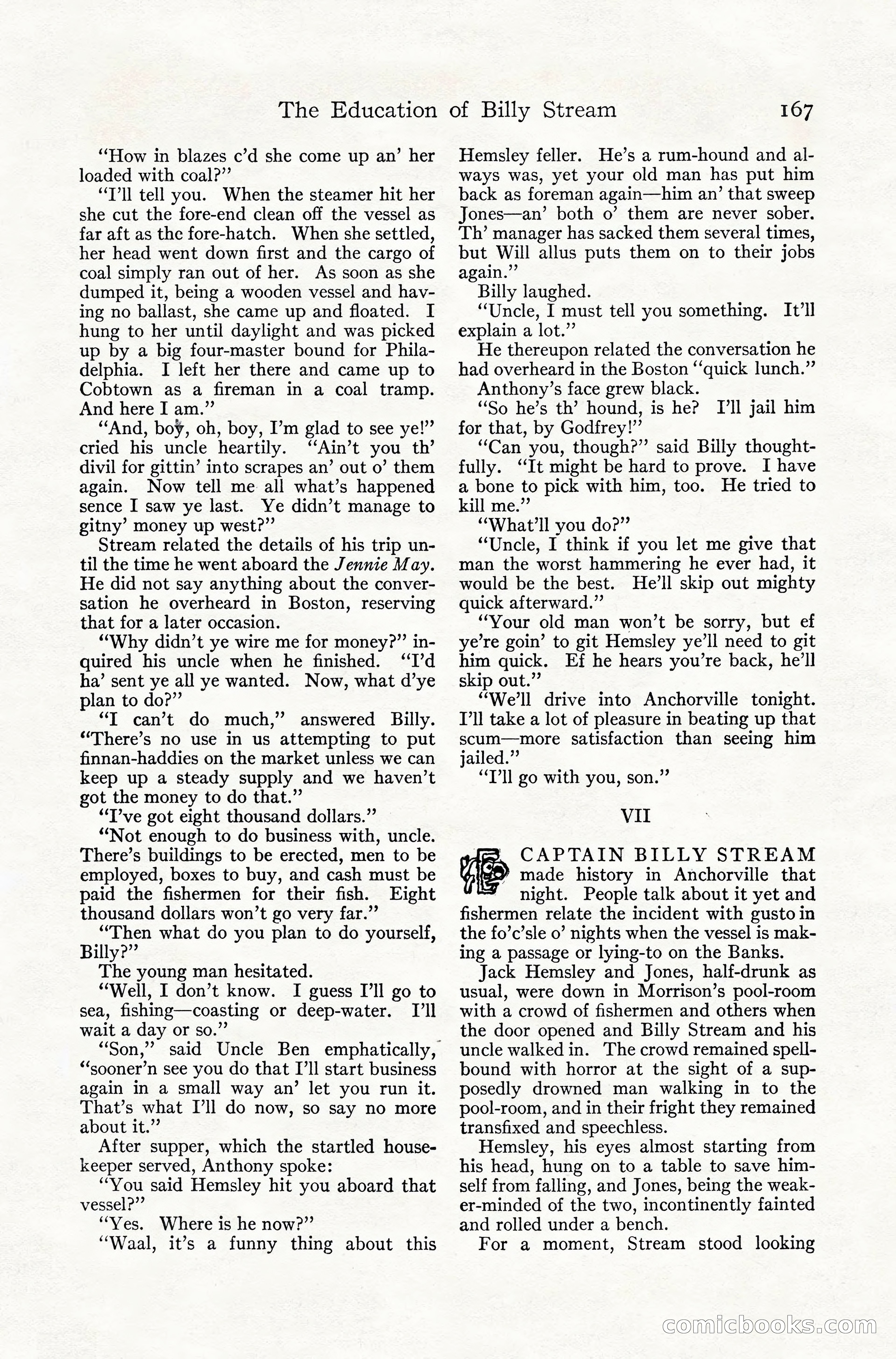 Adventure Magazine, July 1916 — page 169 of 228