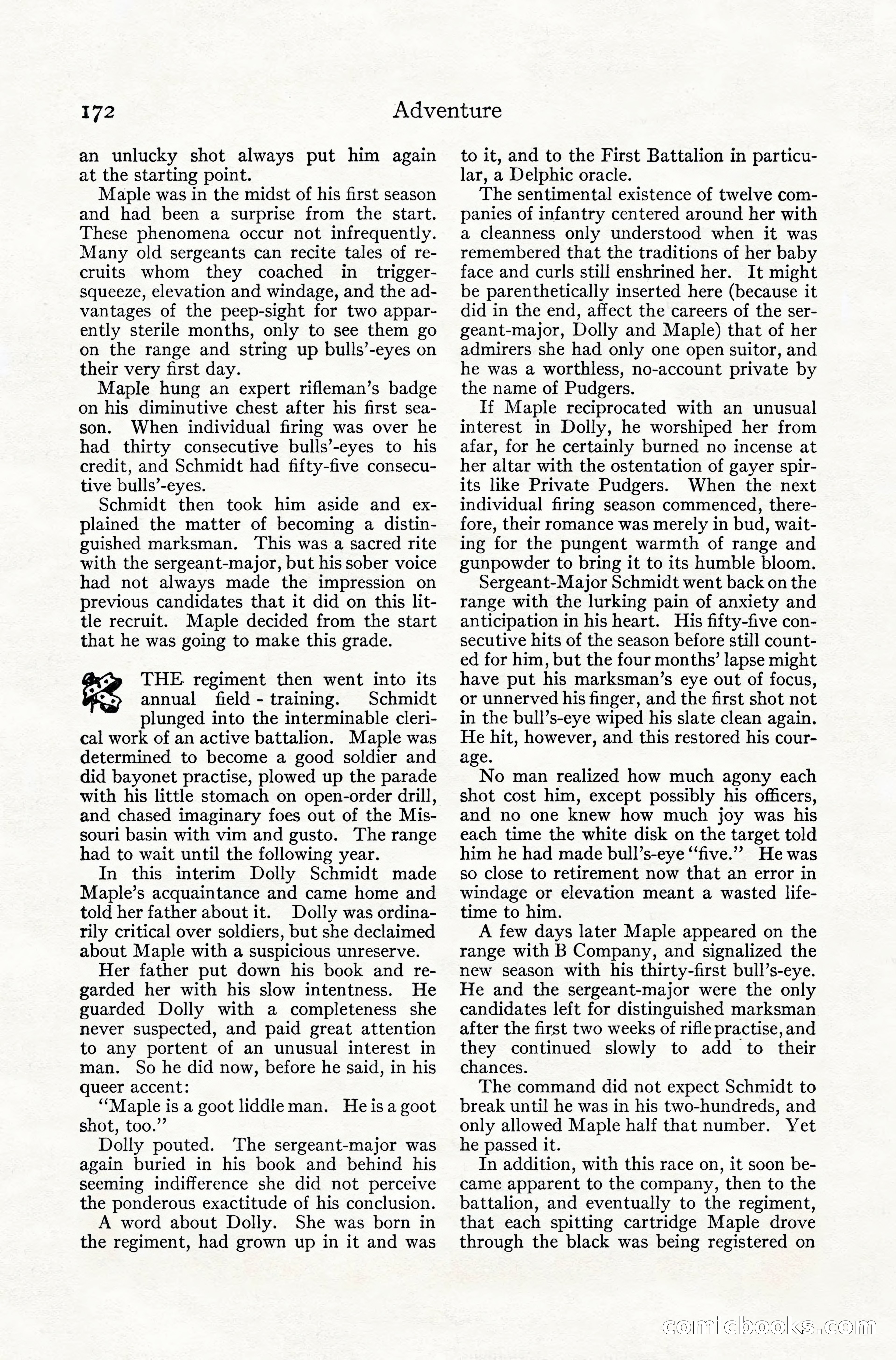 Adventure Magazine, July 1916 — page 174 of 228