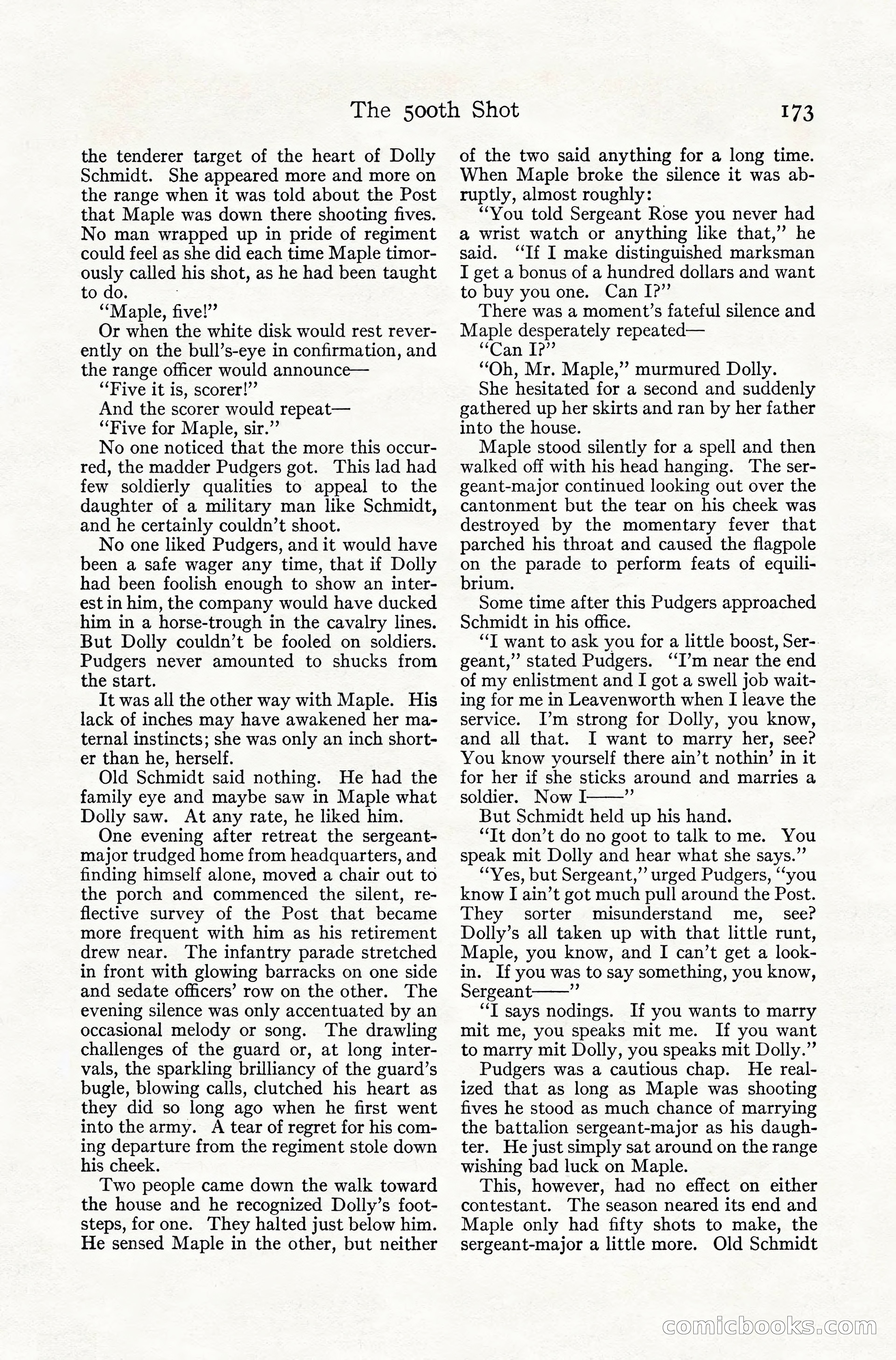 Adventure Magazine, July 1916 — page 175 of 228