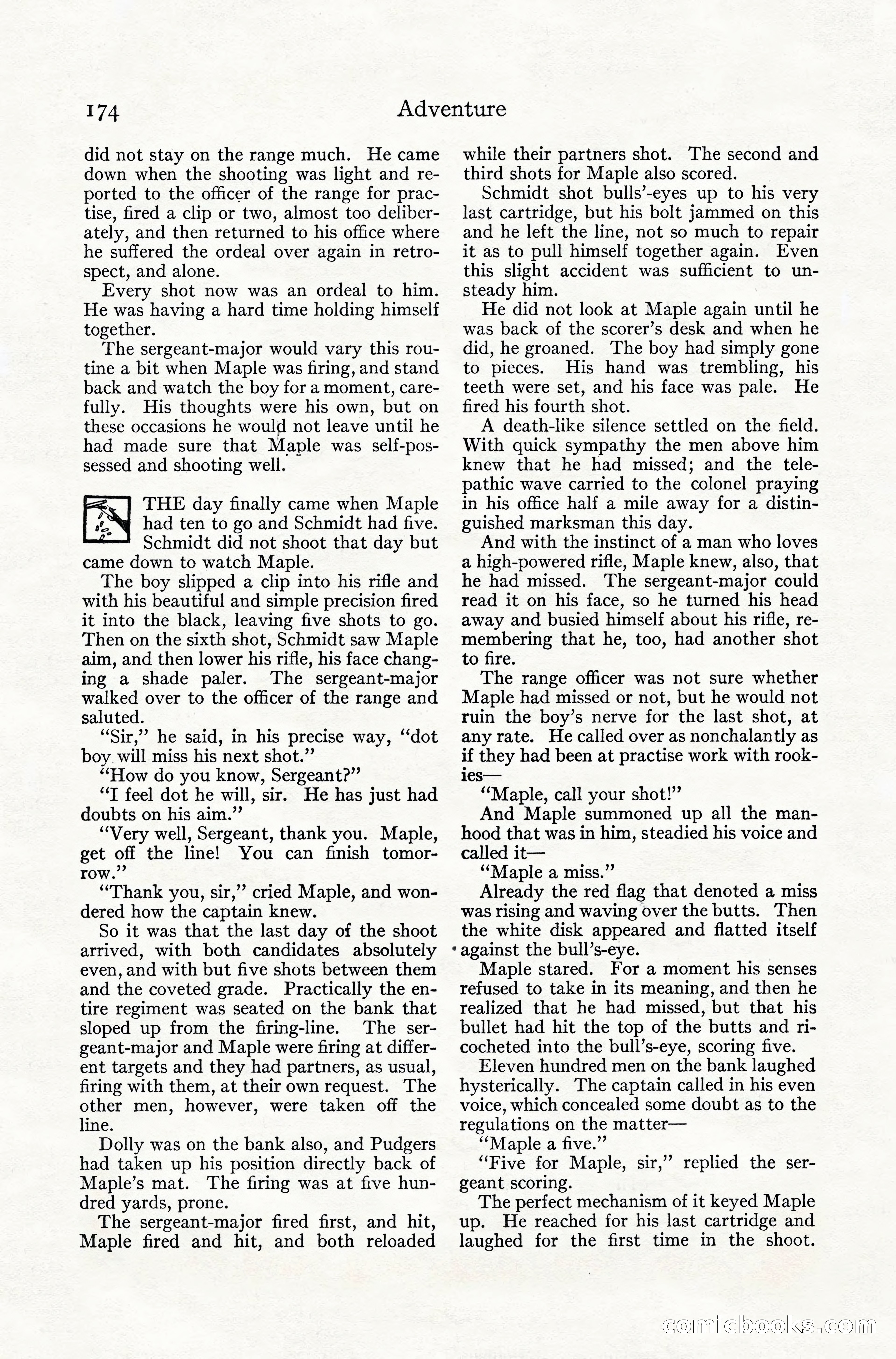 Adventure Magazine, July 1916 — page 176 of 228