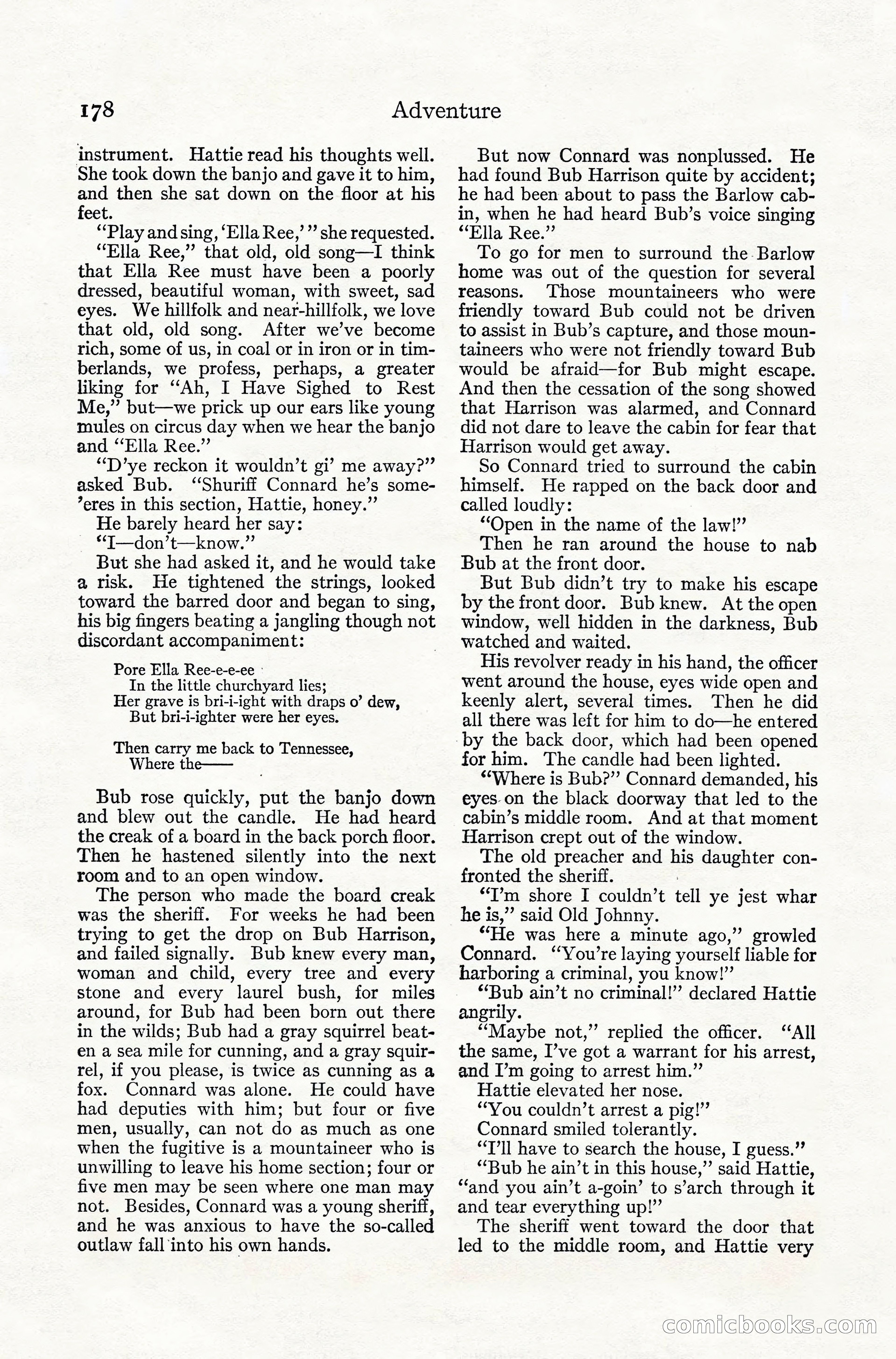 Adventure Magazine, July 1916 — page 180 of 228
