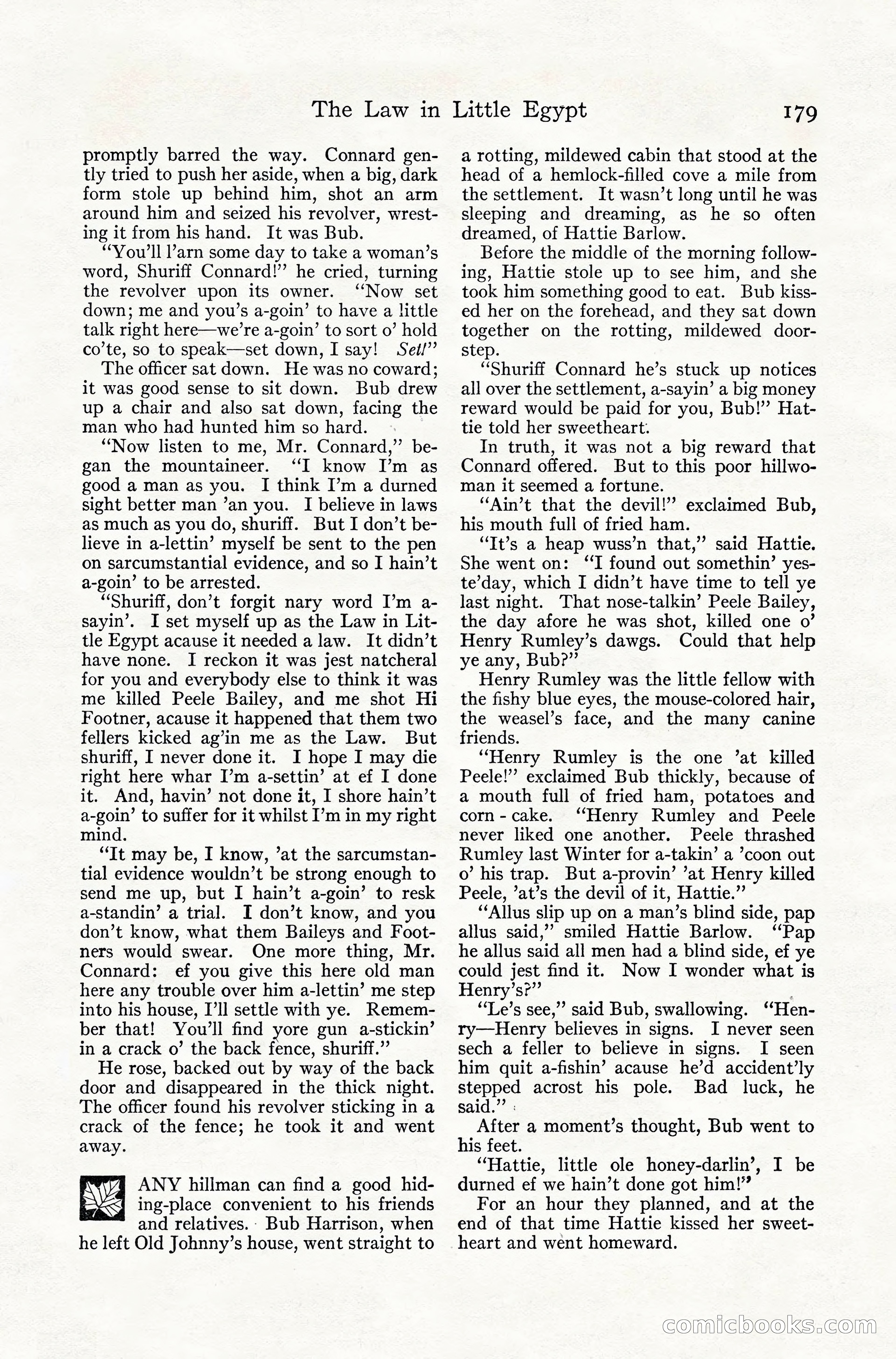 Adventure Magazine, July 1916 — page 181 of 228