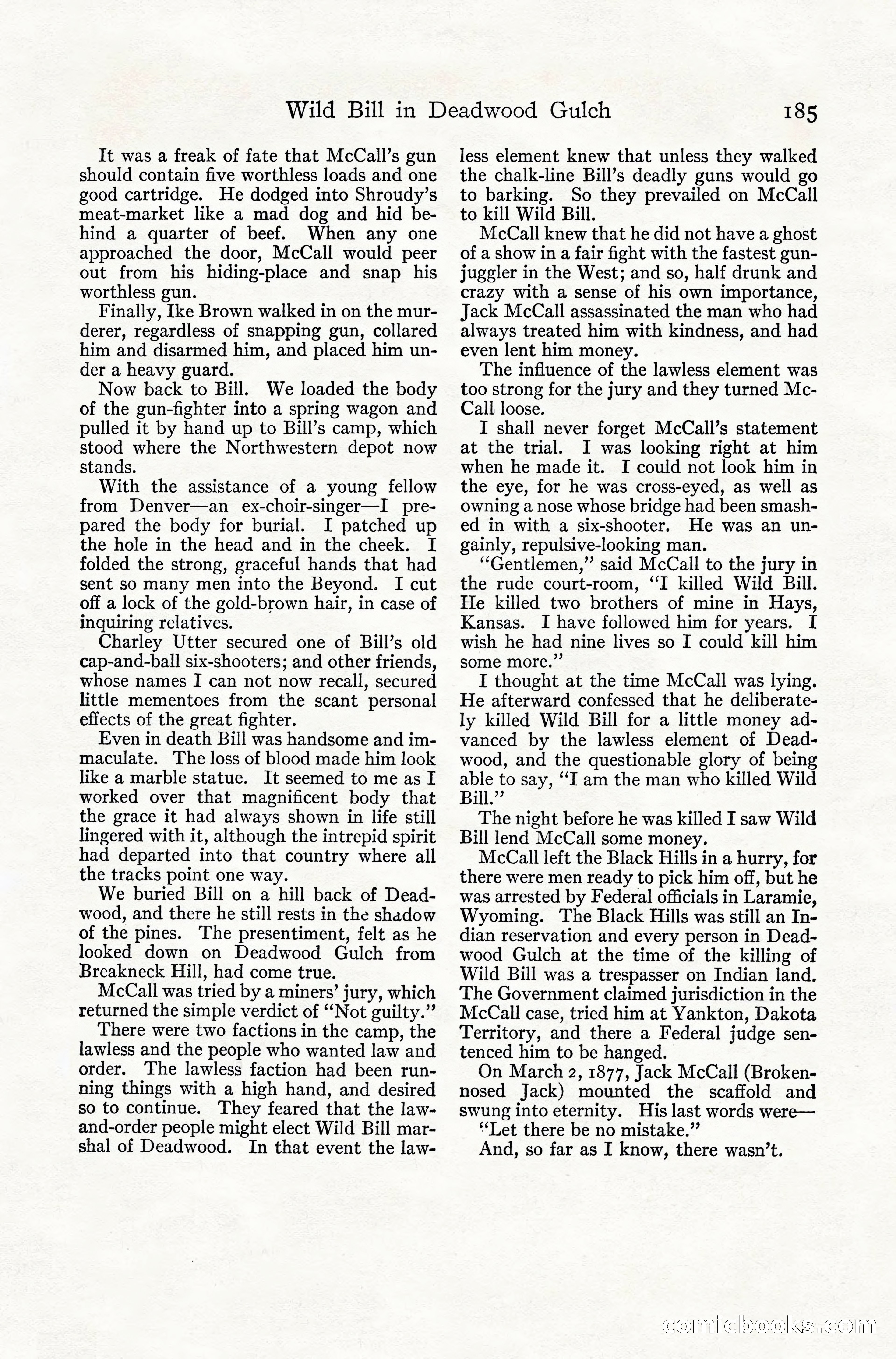 Adventure Magazine, July 1916 — page 187 of 228