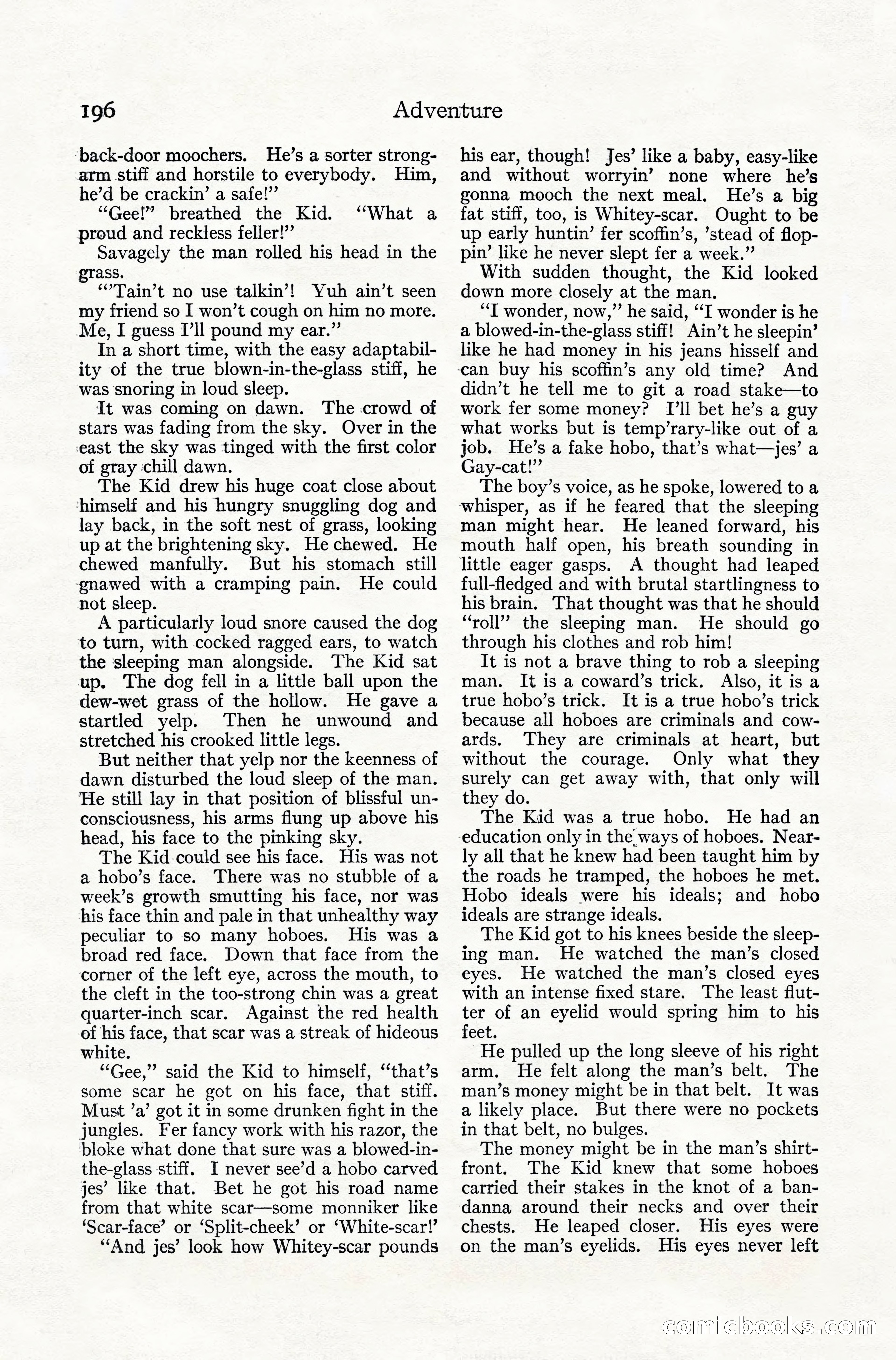 Adventure Magazine, July 1916 — page 198 of 228