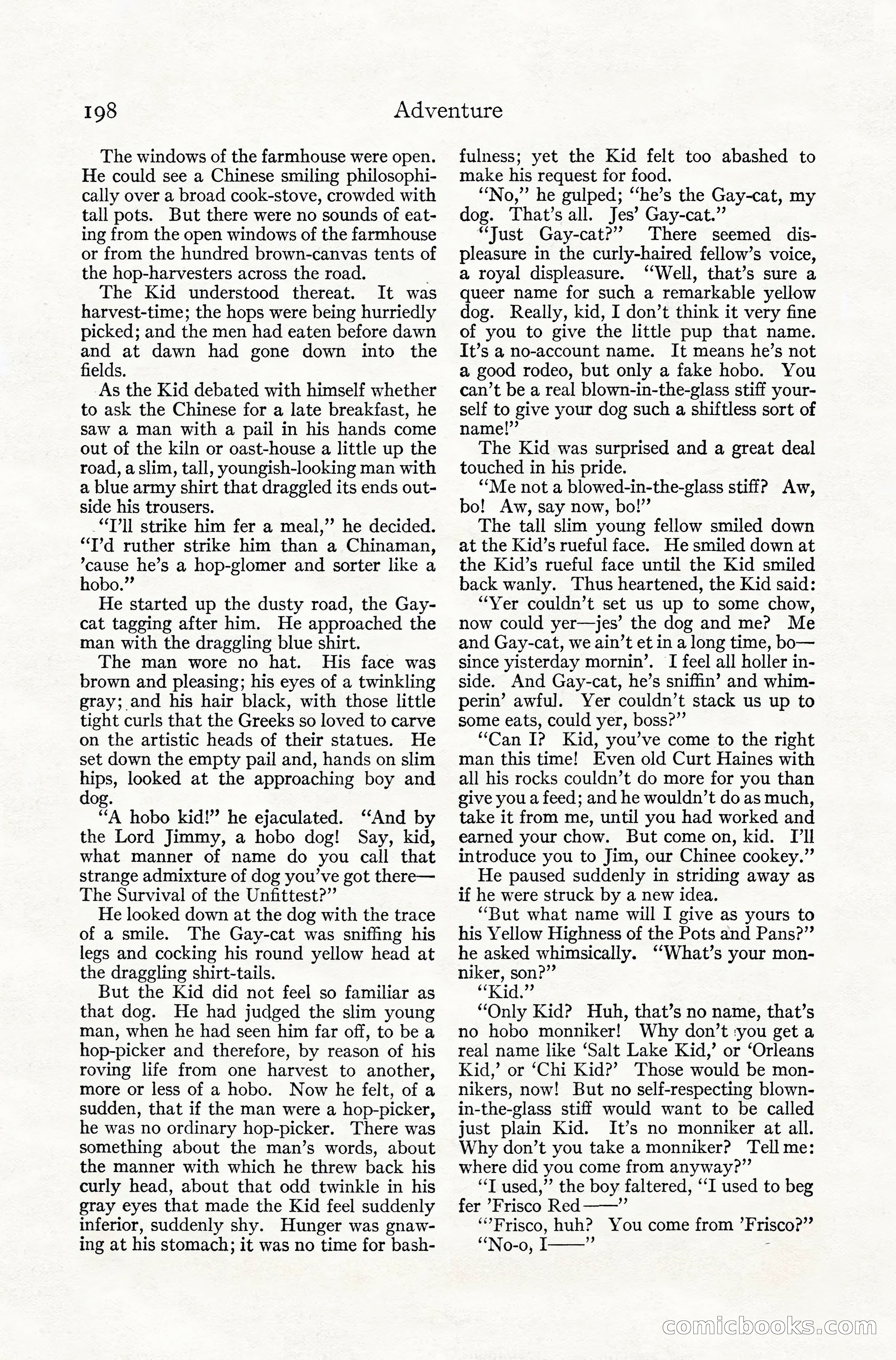 Adventure Magazine, July 1916 — page 200 of 228